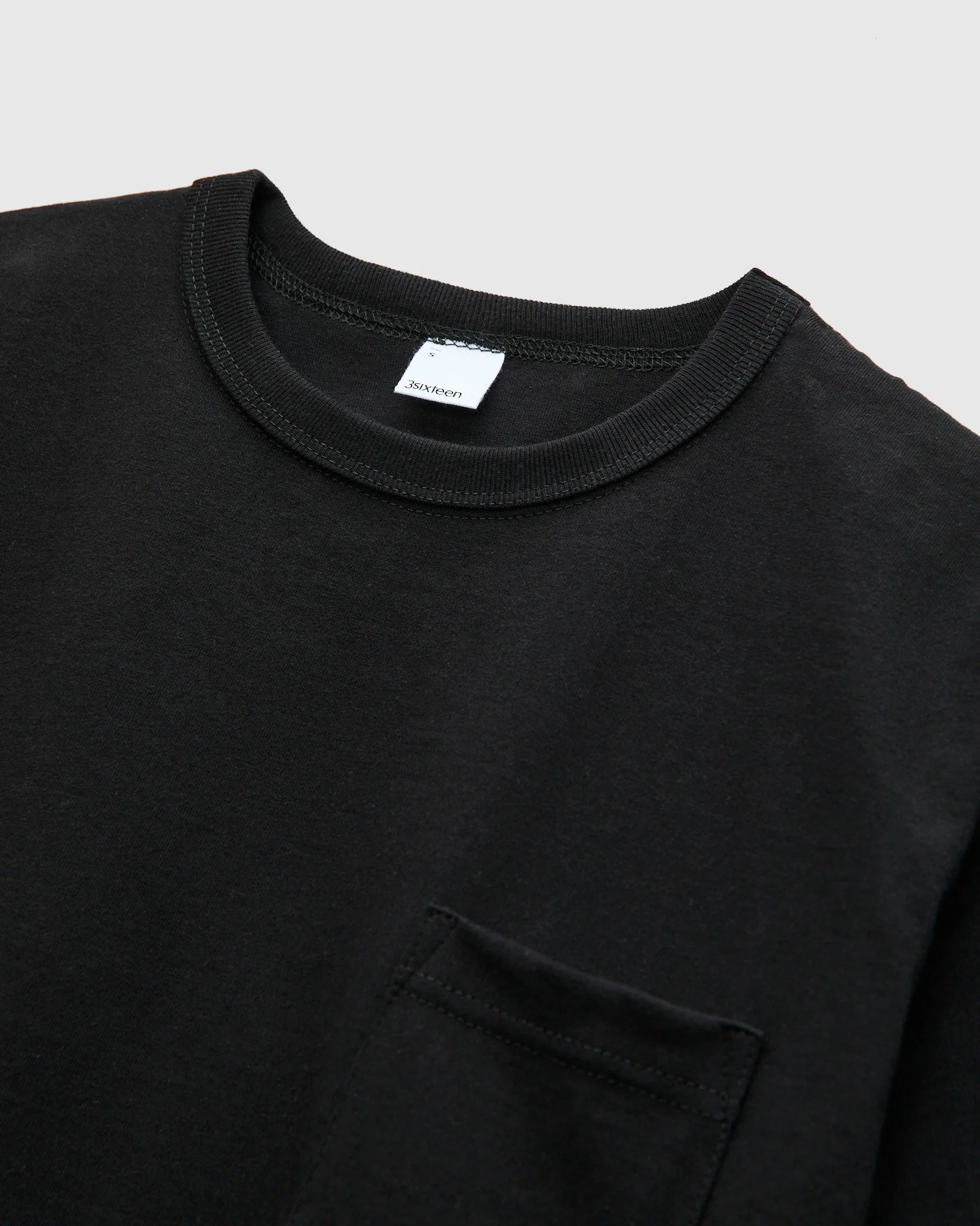 2-Pack Heavyweight Pocket T-Shirts in Black - Image 3
