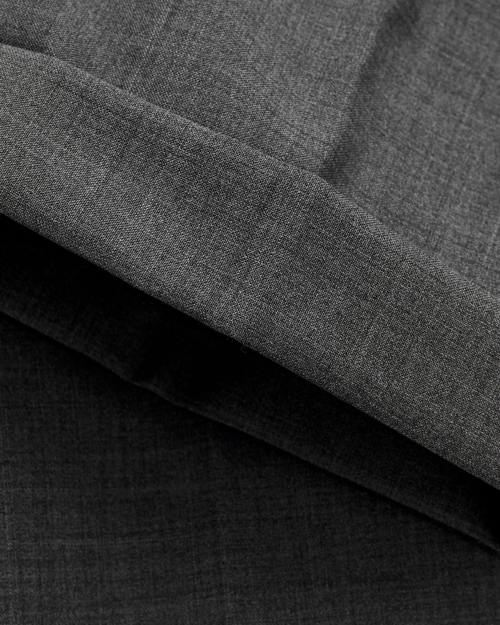 2-Pleat Tropical Wool Trousers in Grey - Image 7
