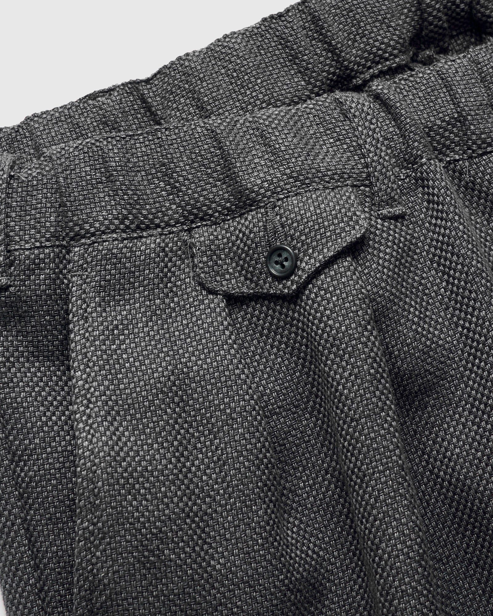 2-Pleats Cotton Linen Relax Trousers in Grey - Image 6