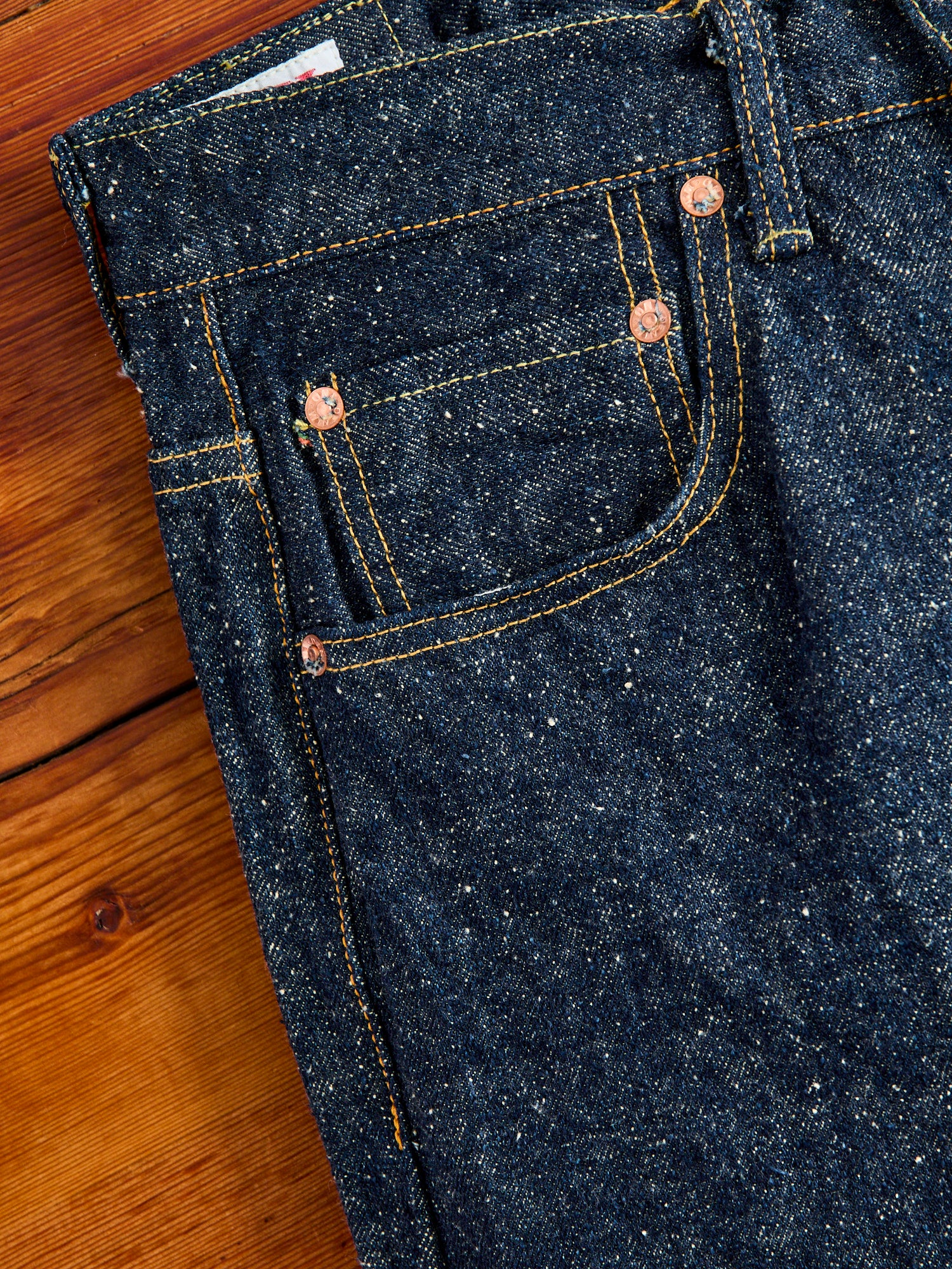 200-CCD "Crushed Concrete" 15oz Selvedge Denim - Wide Straight Fit - Image 7