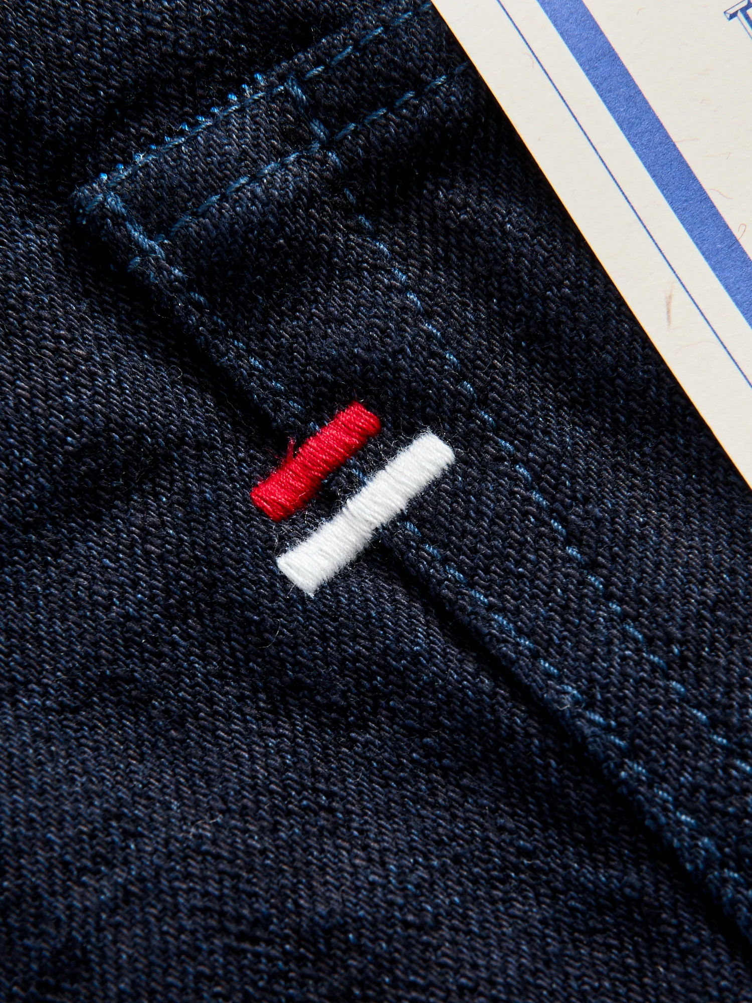 202ID "Double Indigo" 15oz Selvedge Denim - High Tapered Fit - Image 4