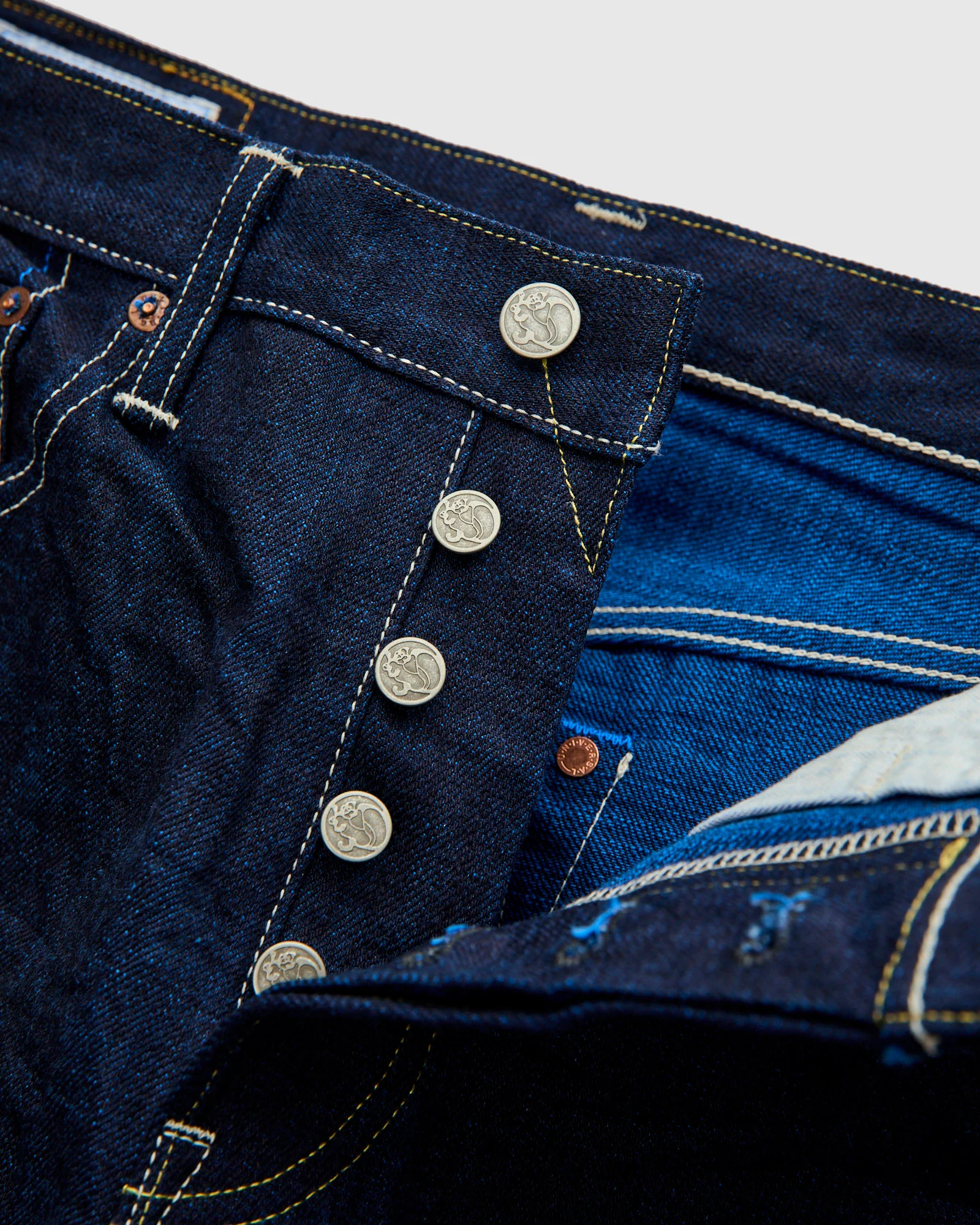 202TB "Yurai" 15oz Natural Indigo Selvedge Denim - High Tapered Fit - Image 7