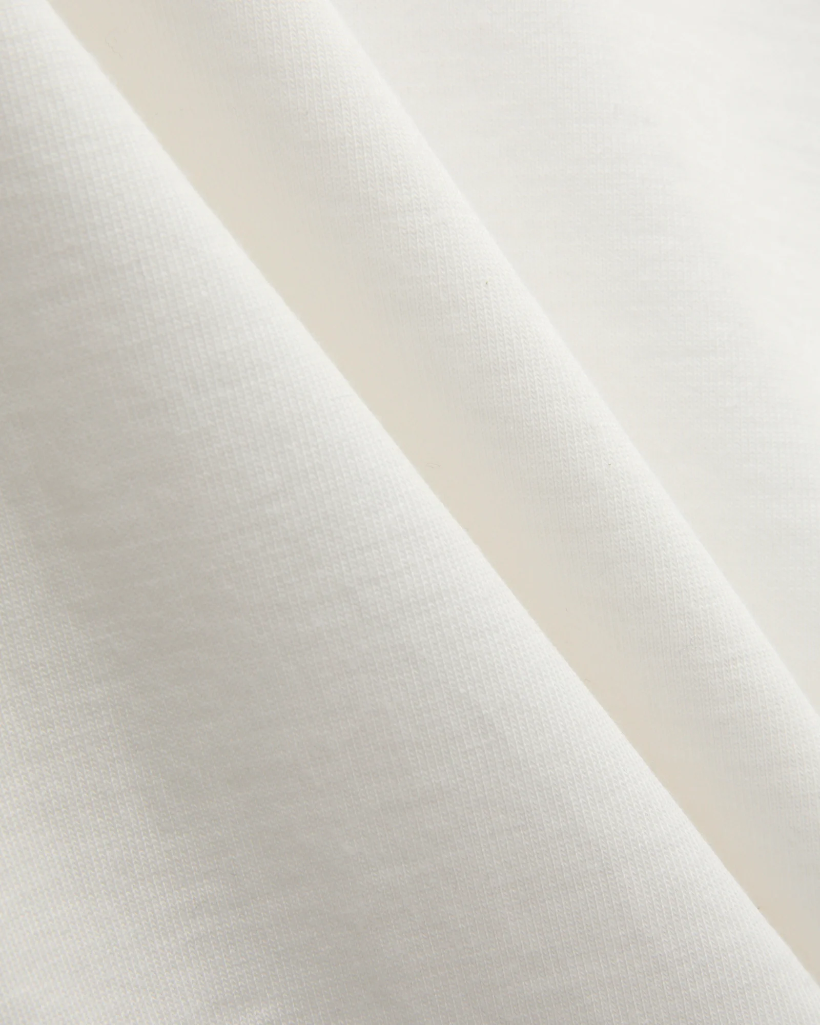 206 "Good Originals" 7.2oz Loopwheel Henley in White - Image 5