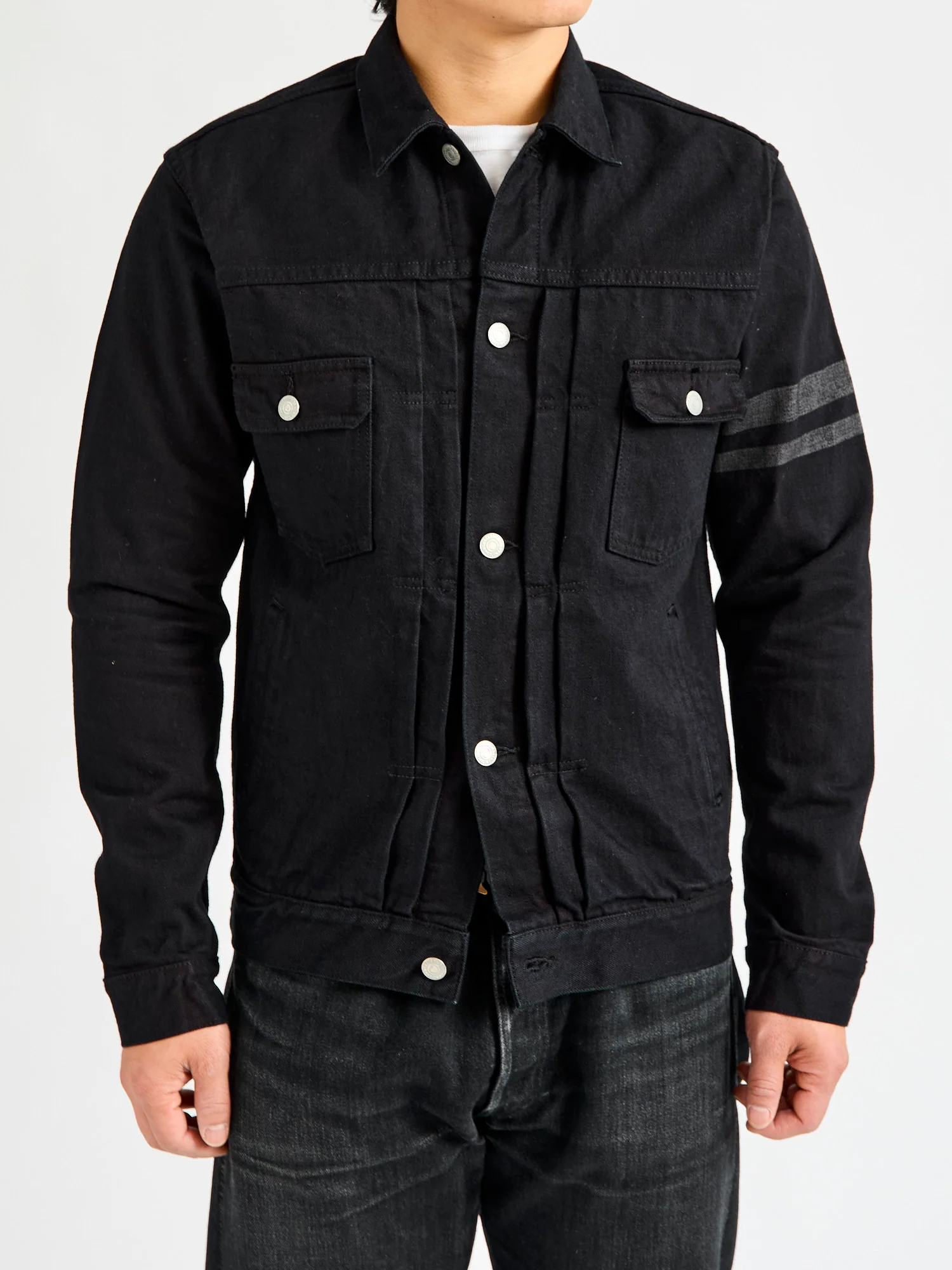 2105SP-OD "Sumi Ink Overdye" 15.7oz Selvedge Denim Type-2 Jacket - Image 2