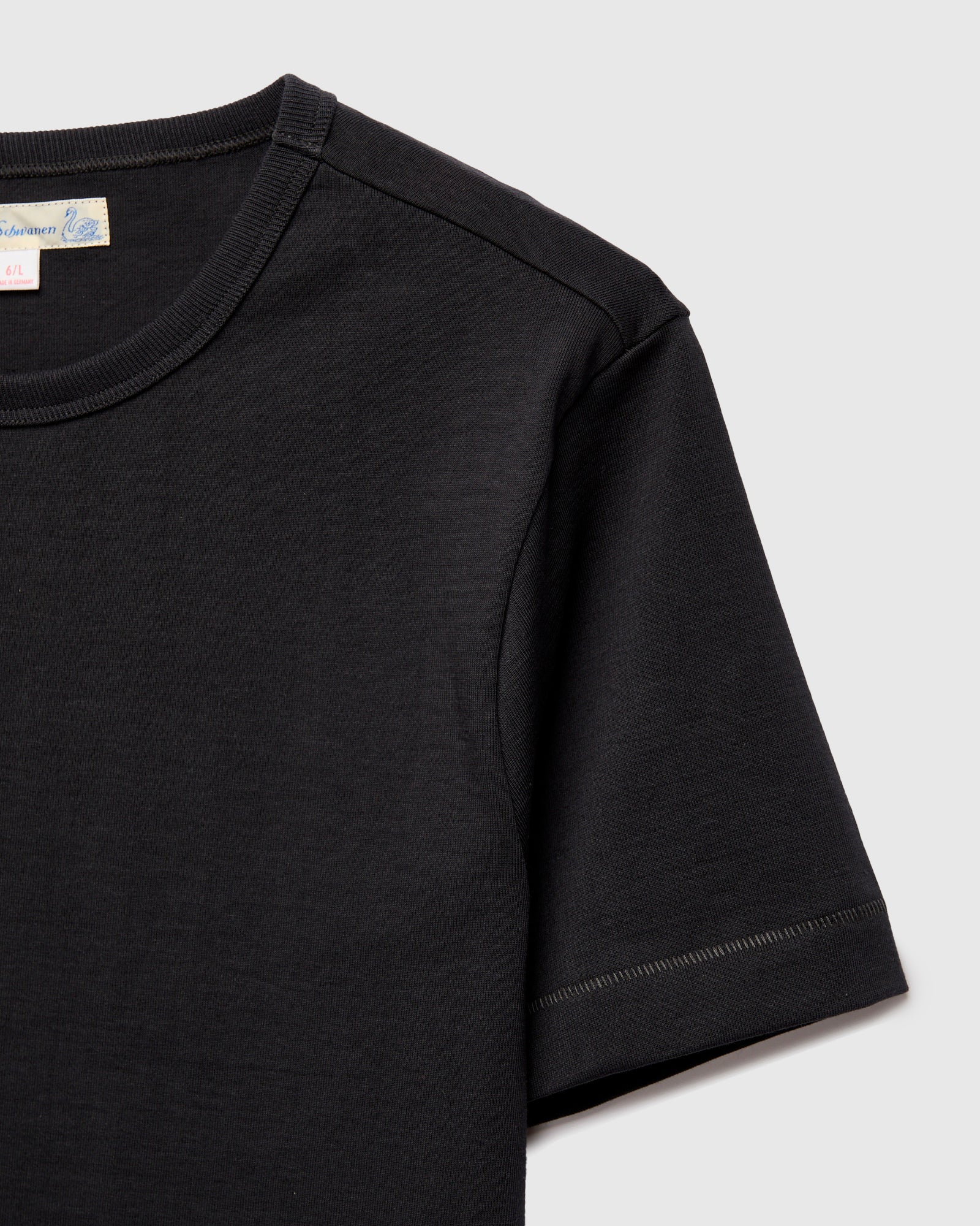 215 "Good Originals" Heavyweight 7.2oz Loopwheel T-Shirt in Charcoal - Image 4