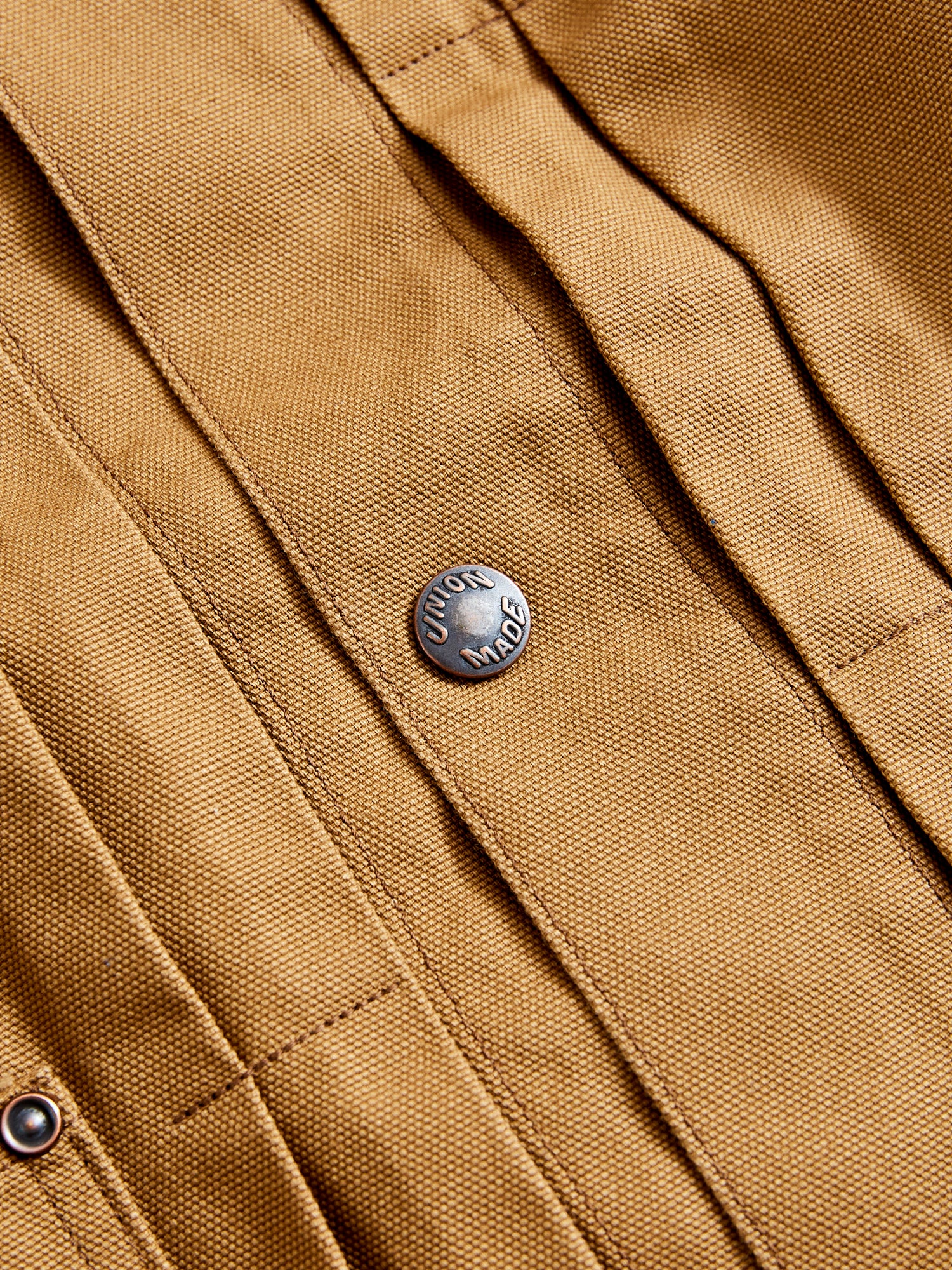 222WJ Duck Canvas Jacket in Brown - Image 5