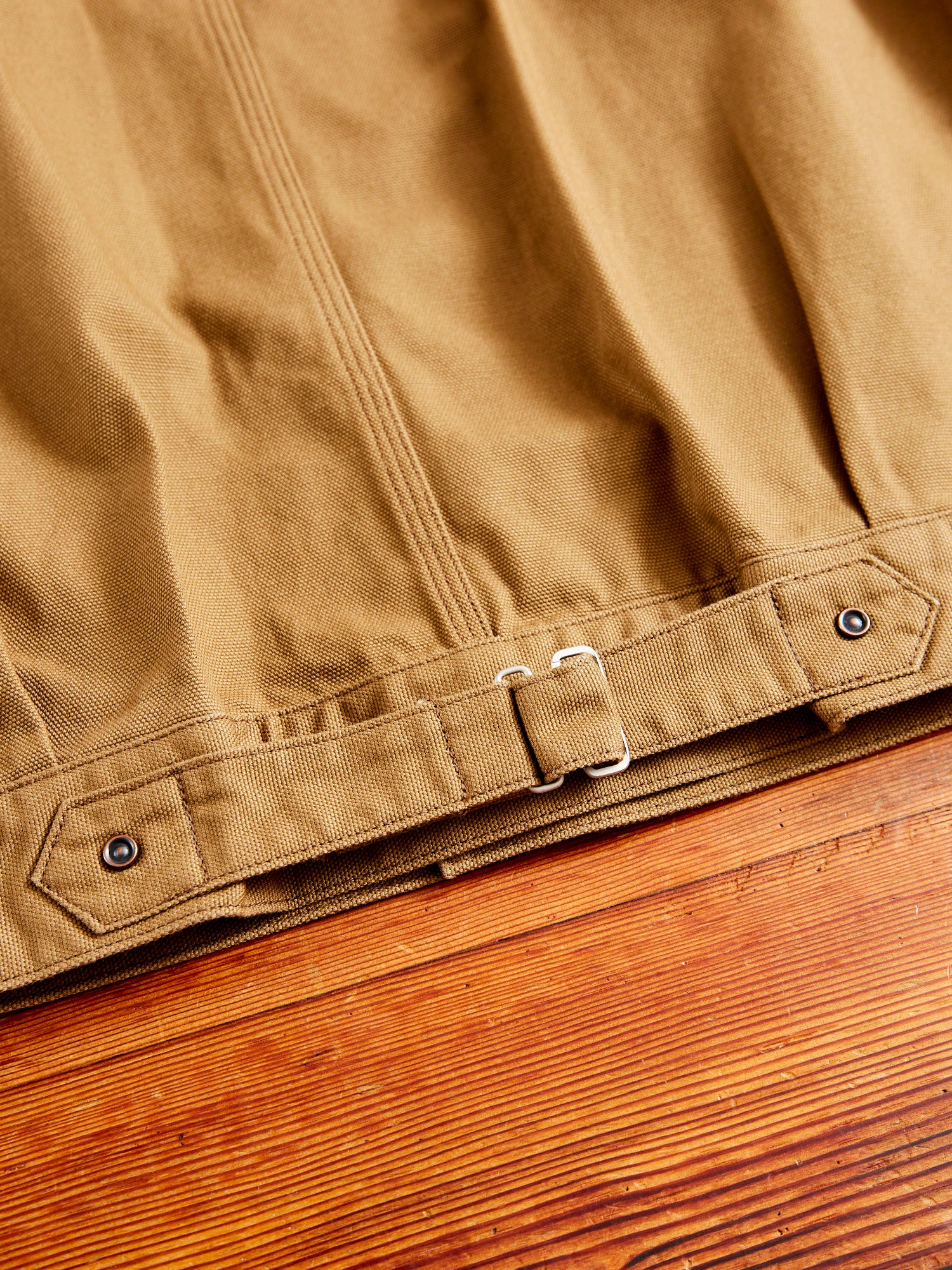222WJ Duck Canvas Jacket in Brown - Image 9