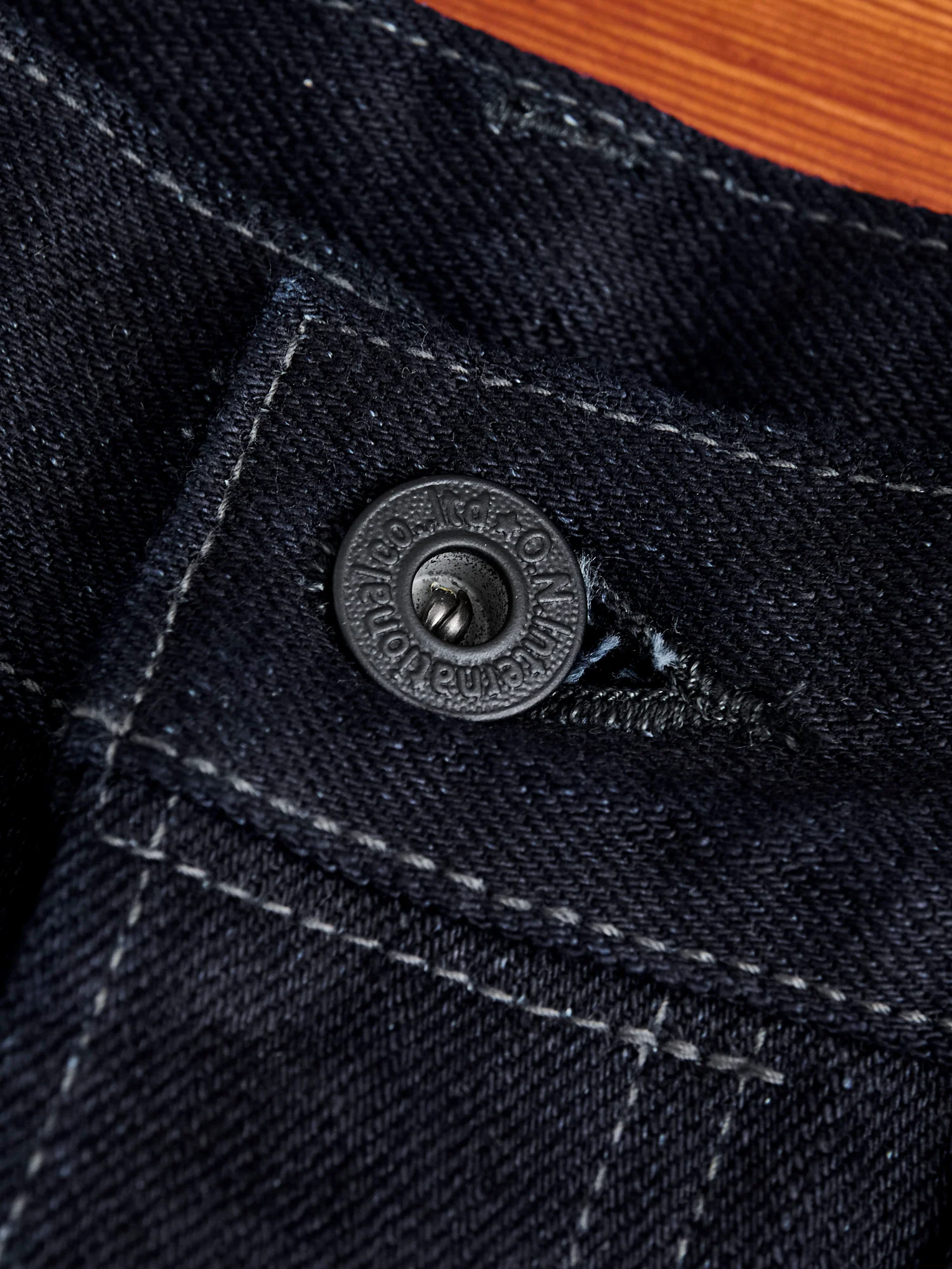 246-14BLK "Indigo Black" 14oz Selvedge Denim - Clean Straight Fit - Image 8