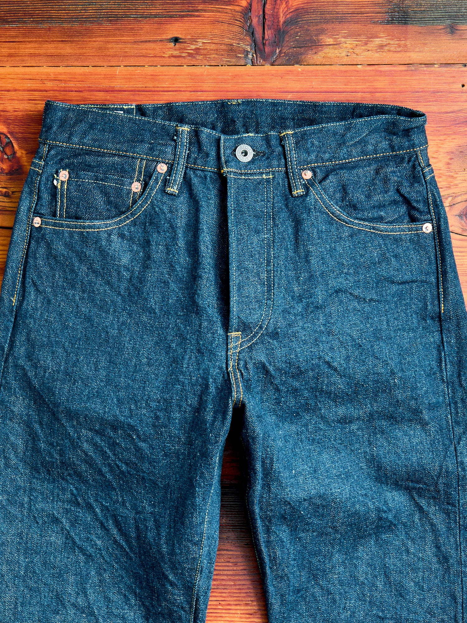 246 "Ishikawadai" 15oz Selvedge Denim - Clean Straight Fit - Image 5