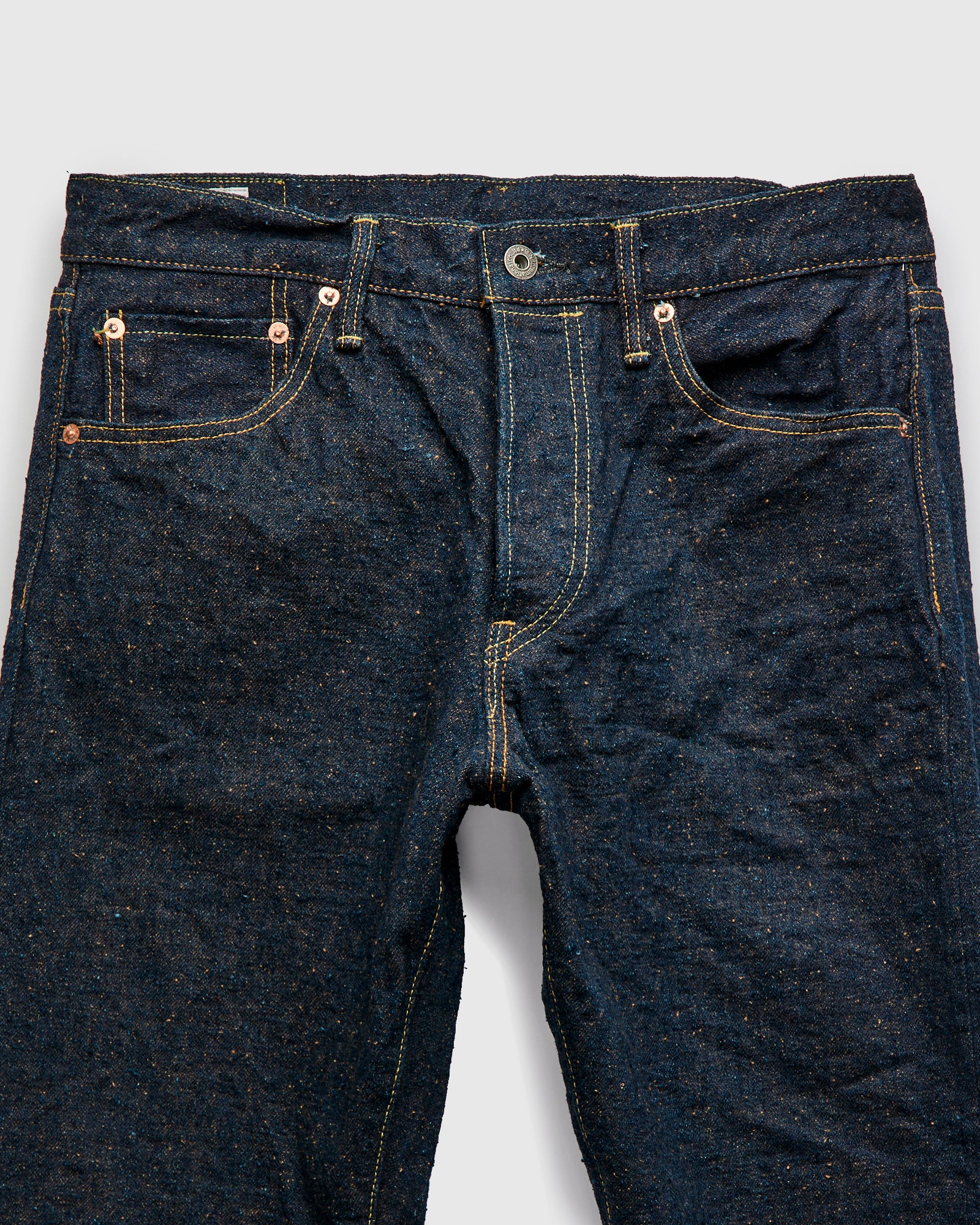 246CCD-MOCA "Crushed Concrete Mocha" 15oz Selvedge Denim - Clean Straight Fit - Image 5