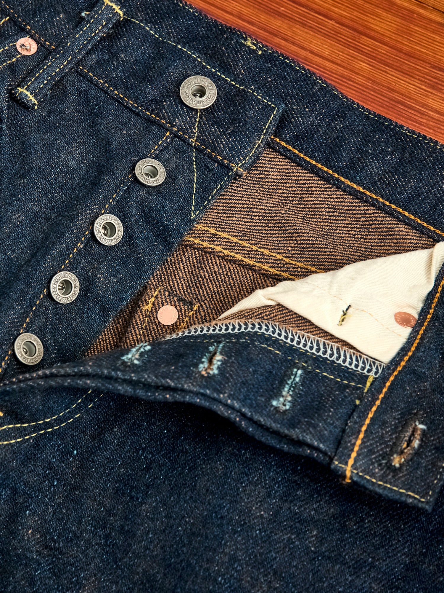 246ZR-KAKBR "Secret Kabukimimi" 20oz Selvedge Denim - Clean Straight Fit - Image 8
