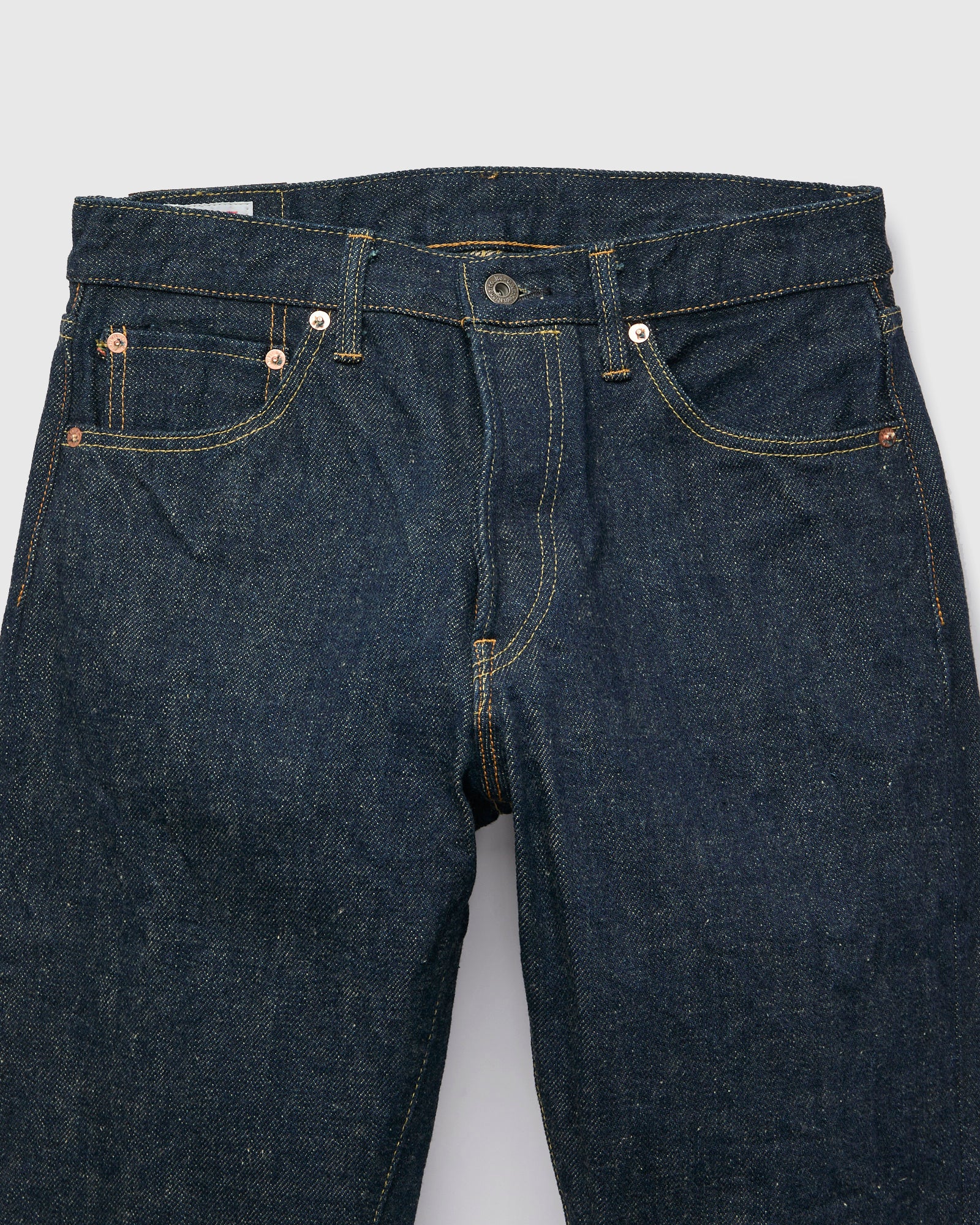 246ZR "Secret Denim – Beige Kabuki" 20oz Selvedge Denim - Clean Straight Fit - Image 7