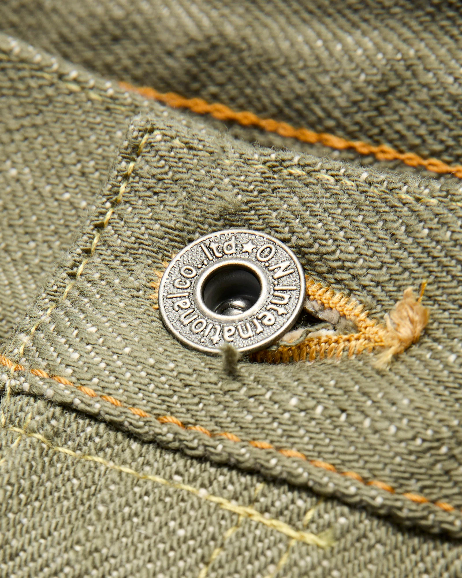 270-OLD18 "Olive" 18oz Low Tension Olive Selvedge Denim - New Regular Straight Fit - Image 6