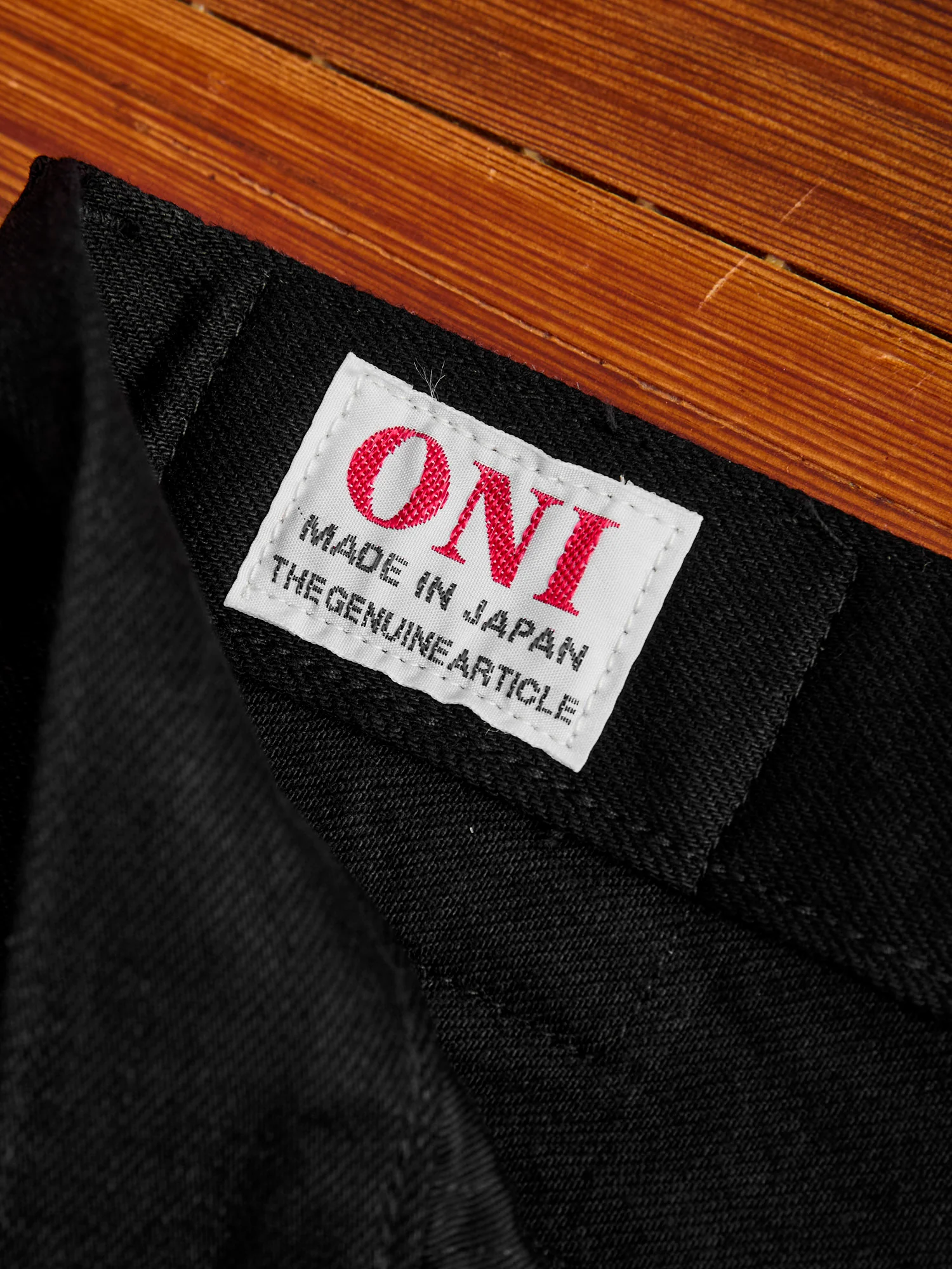 286-13BK "Jet Black" 13oz Selvedge Denim - Clean Straight Fit - Image 11