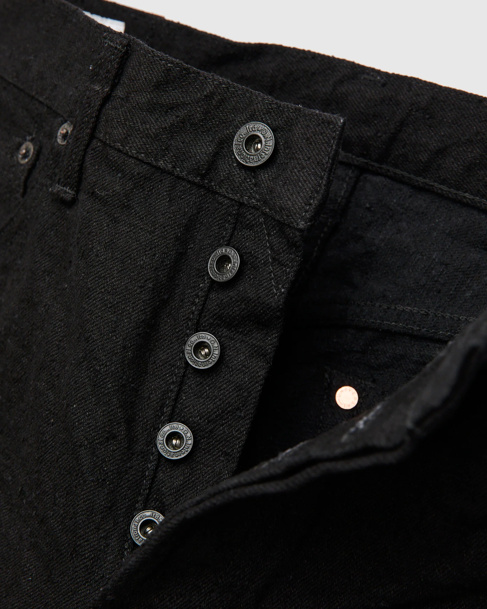 288CCD-BKBK "Crushed Concrete Black" 15oz Selvedge Denim - Classic Straight Fit - Image 7