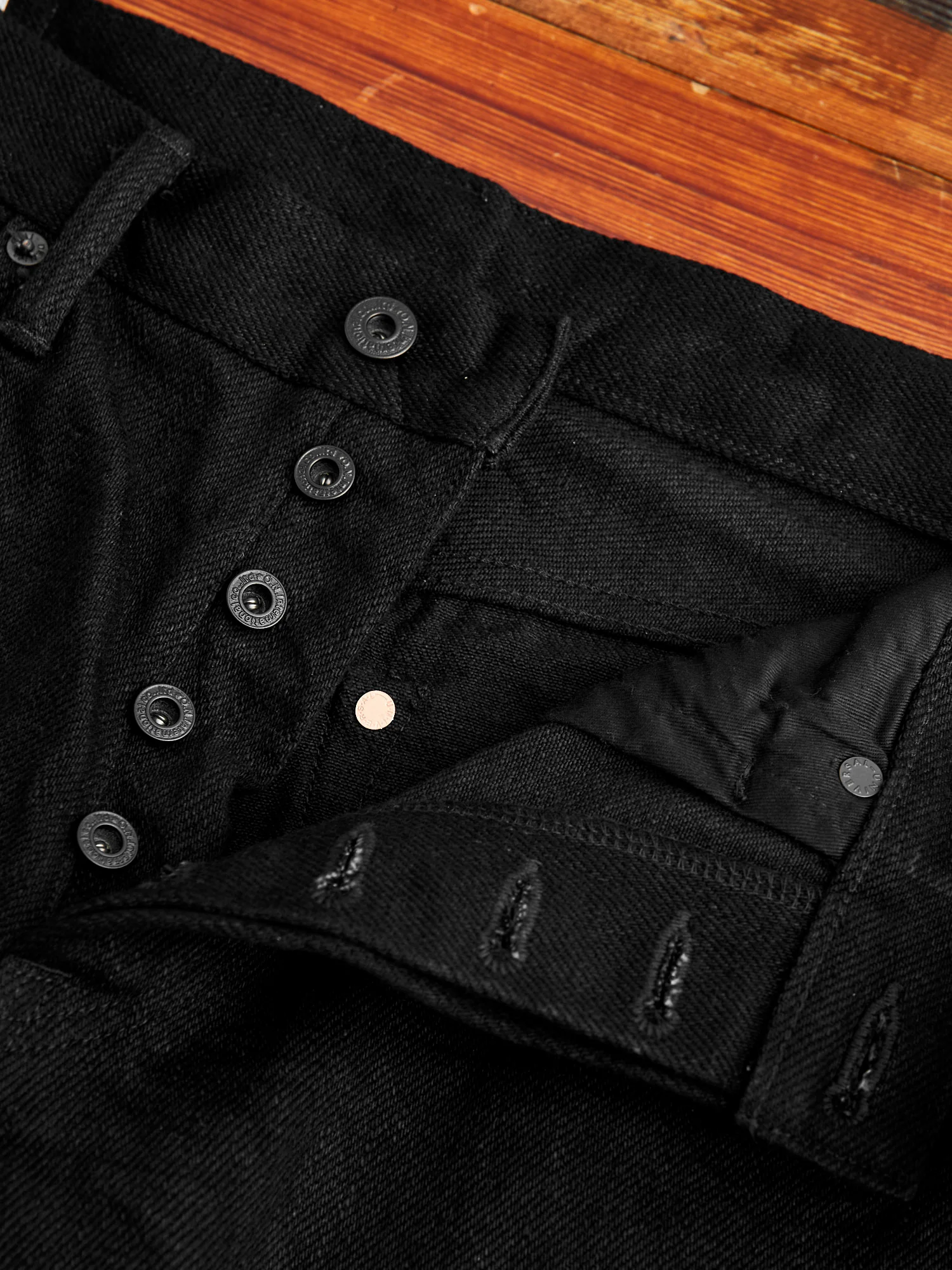 288ZR-BK "Secret Black" 20oz Selvedge Denim - Classic Straight Fit - Image 8