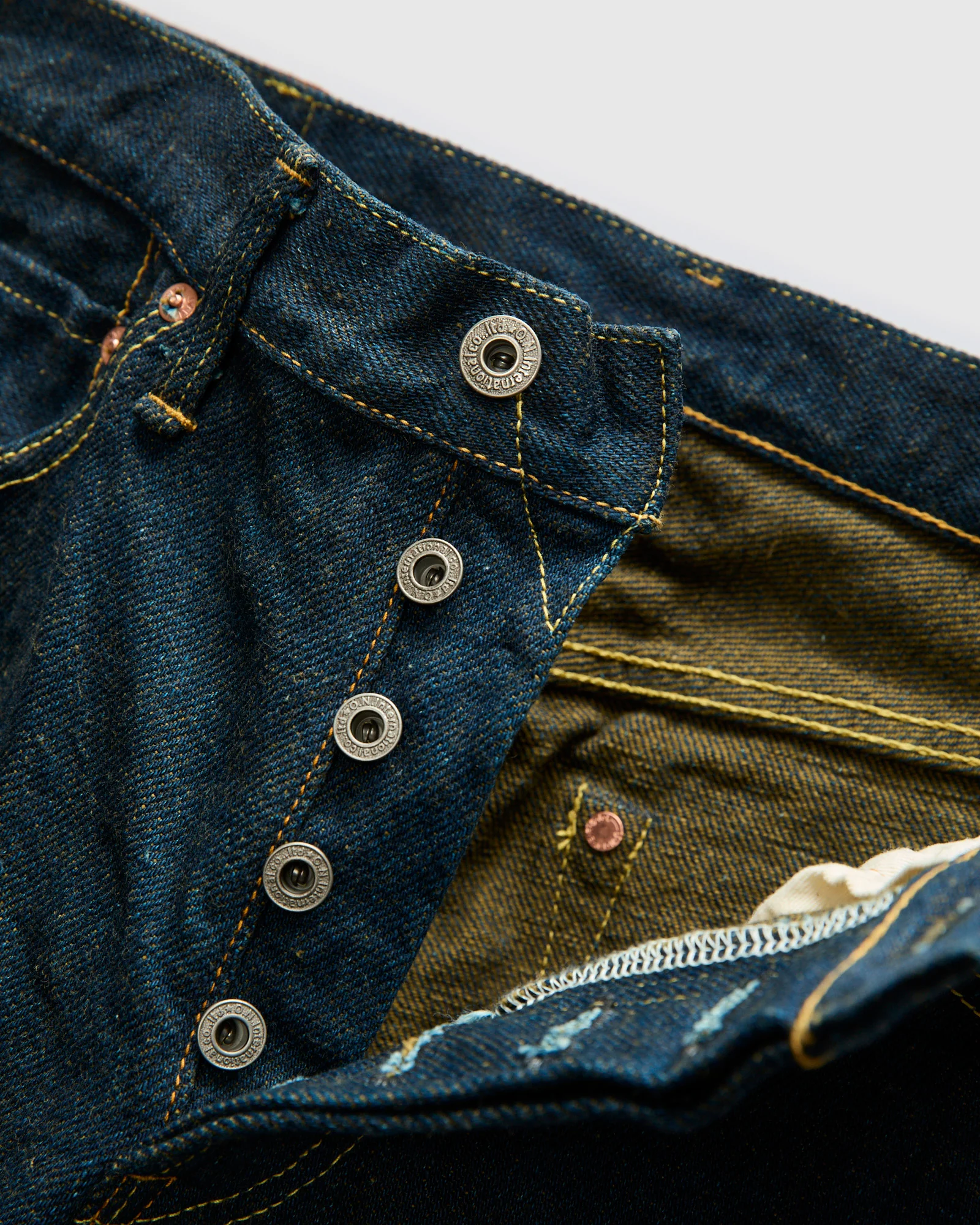288ZR-OLV "Secret Olive" 20oz Selvedge Denim - Classic Straight Fit - Image 8