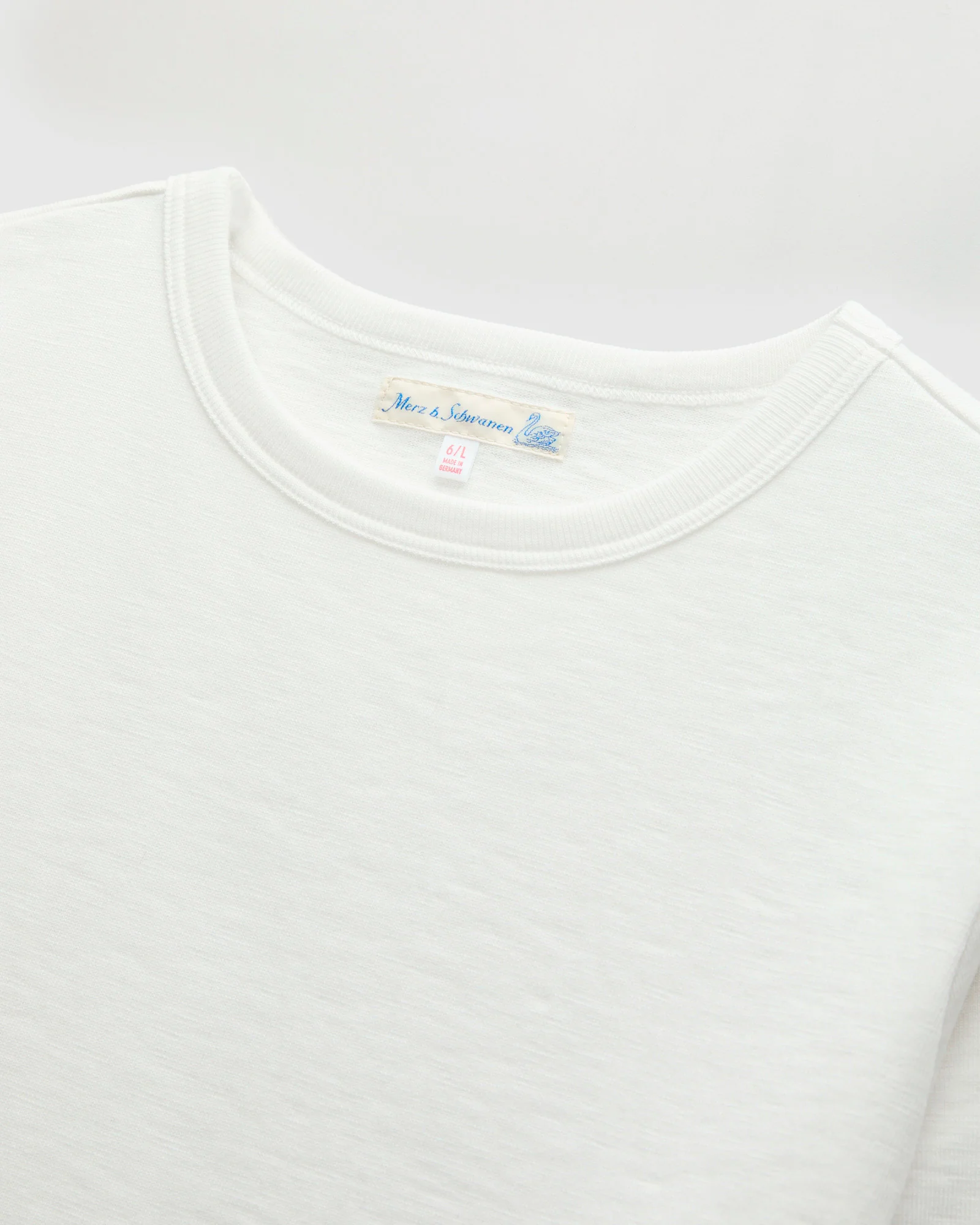 2S14 "Good Originals" Super Heavyweight 10.7oz Loopwheel T-Shirt in White - Image 4