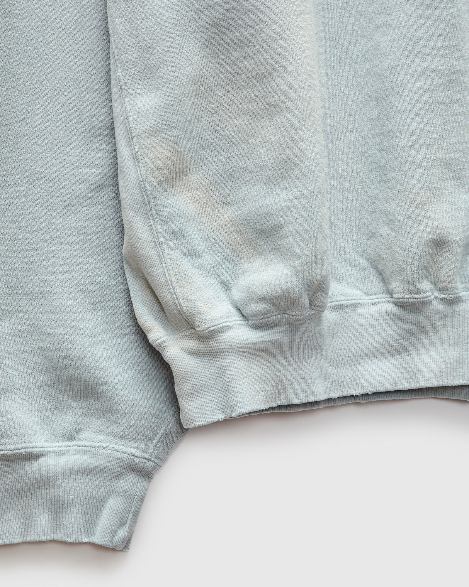 "3-Fly" Special Finish Fleece Crewneck in Sax - Image 6