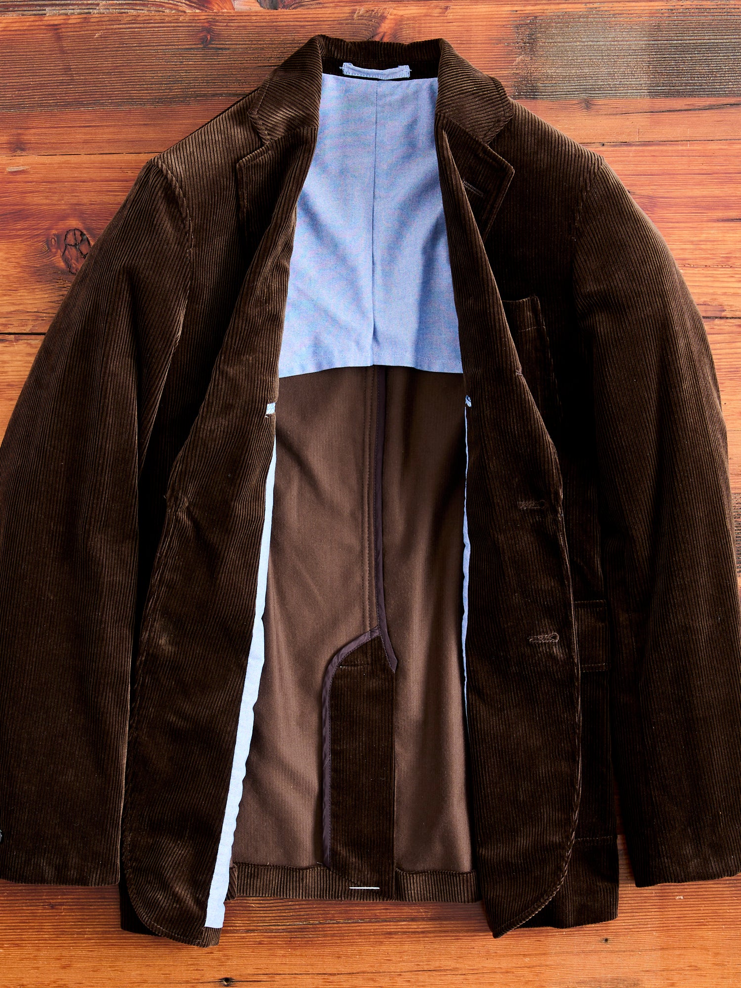 3B Comfort Corduroy Jacket in Dark Brown - Image 3