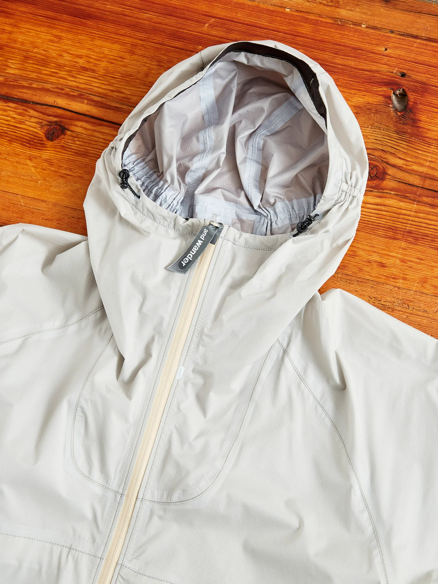 3L Ultra Light Rain Jacket in Light Grey - Image 10