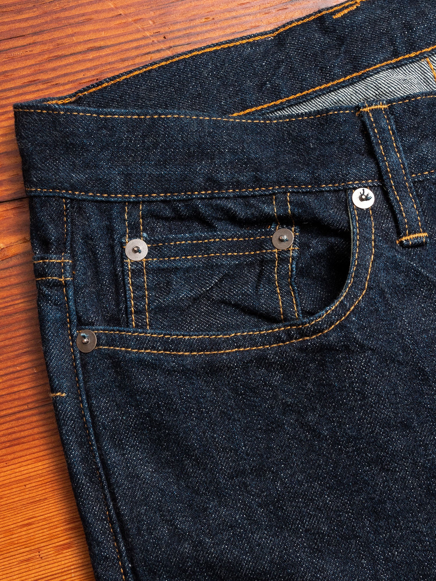 3sixteen x Blue Owl "Gold Rush" 12.5oz Selvedge Denim - Narrow Tapered Fit - Image 5