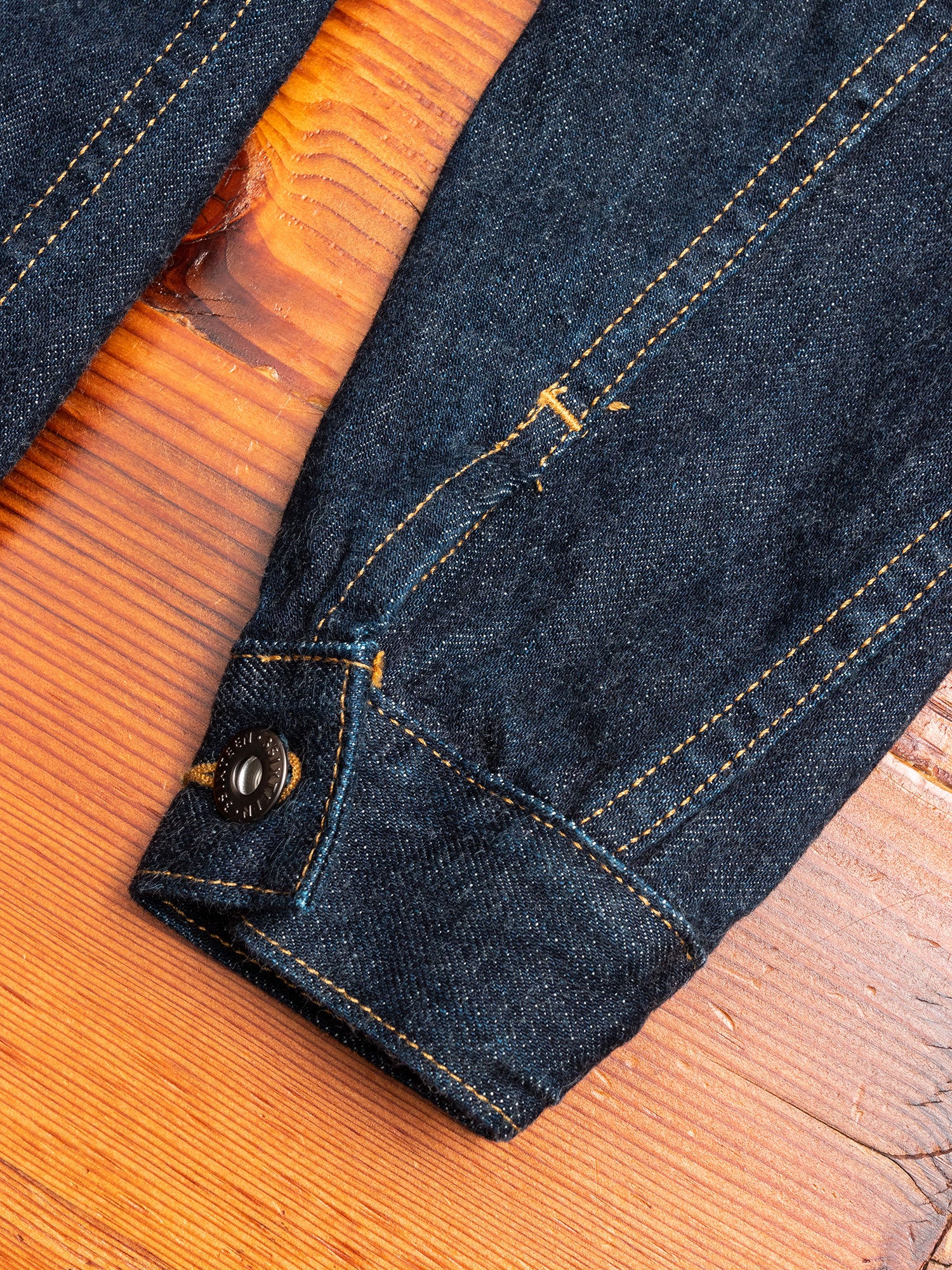 3sixteen x Blue Owl "Gold Rush" Modified Type-3 Denim Jacket in Indigo - Image 6