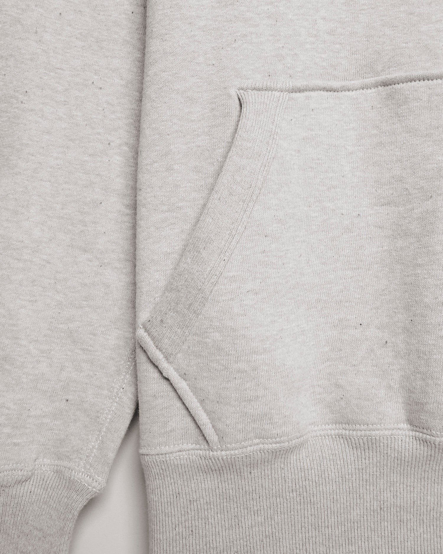 450 Loopwheel Hoodie in Heather Grey - Image 5