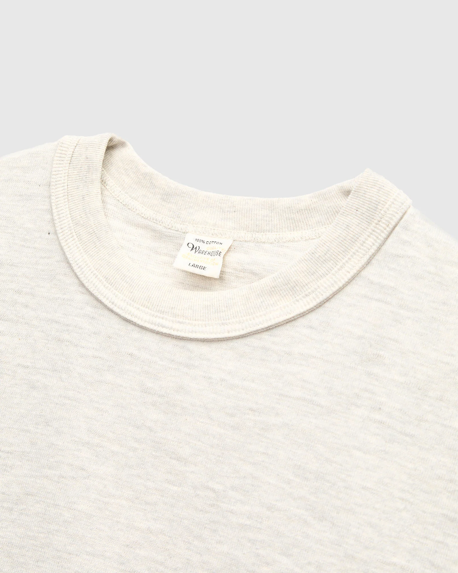 4601 Tube Knit Tee in Oatmeal - Image 3