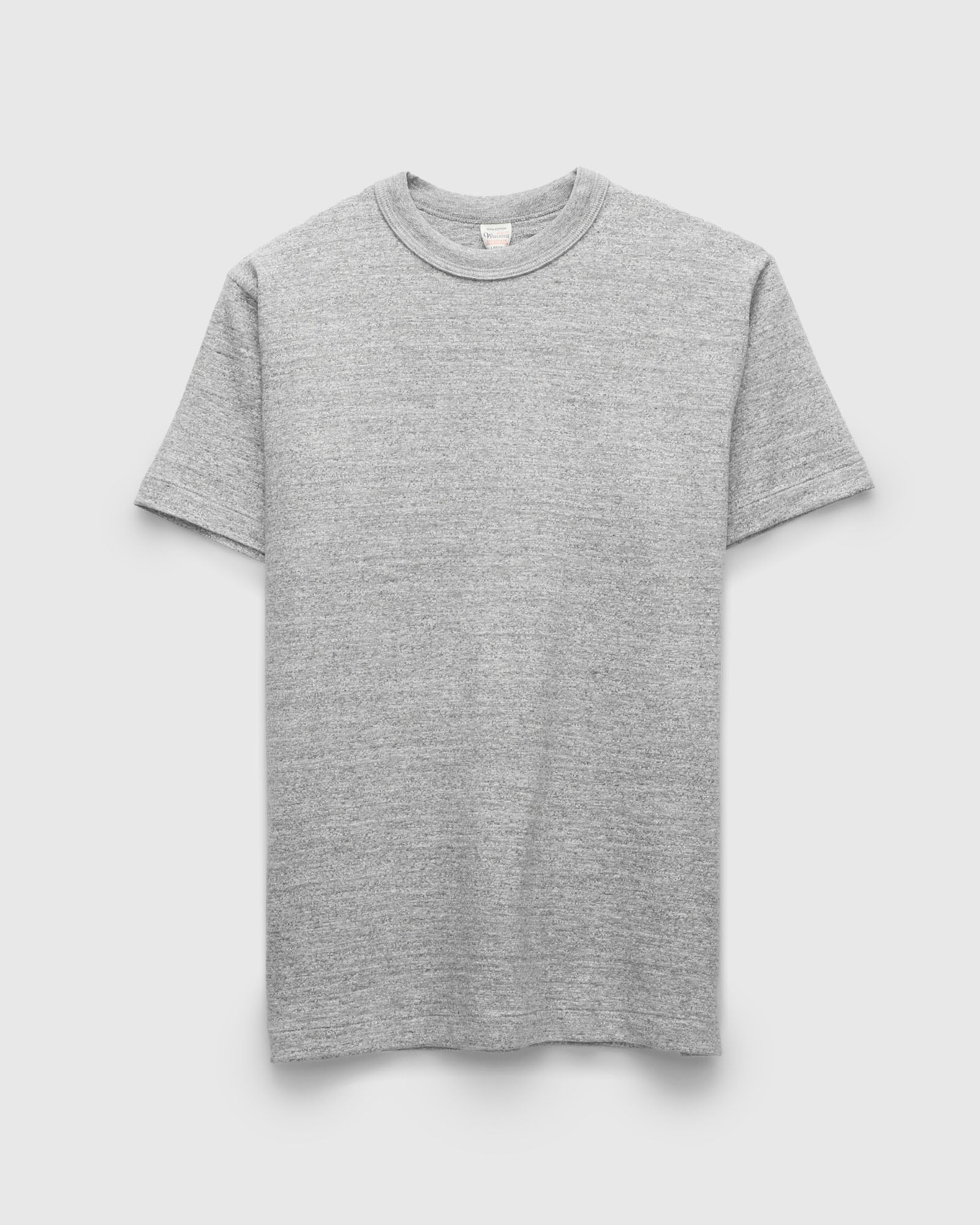 4601 Tube Knit Tee in Heather Grey