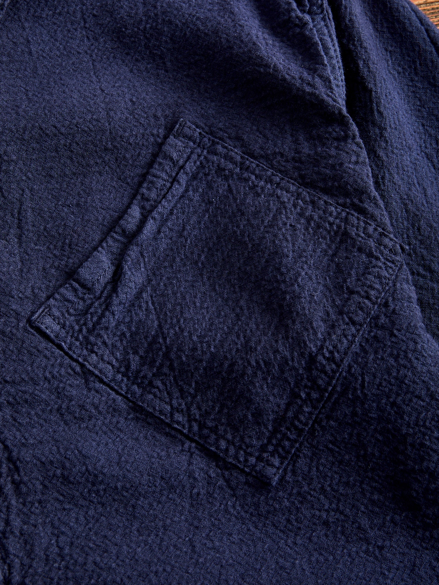 465 Argyle Chest Pocket Shirt in Hadal Blue Wave Calico - Image 5