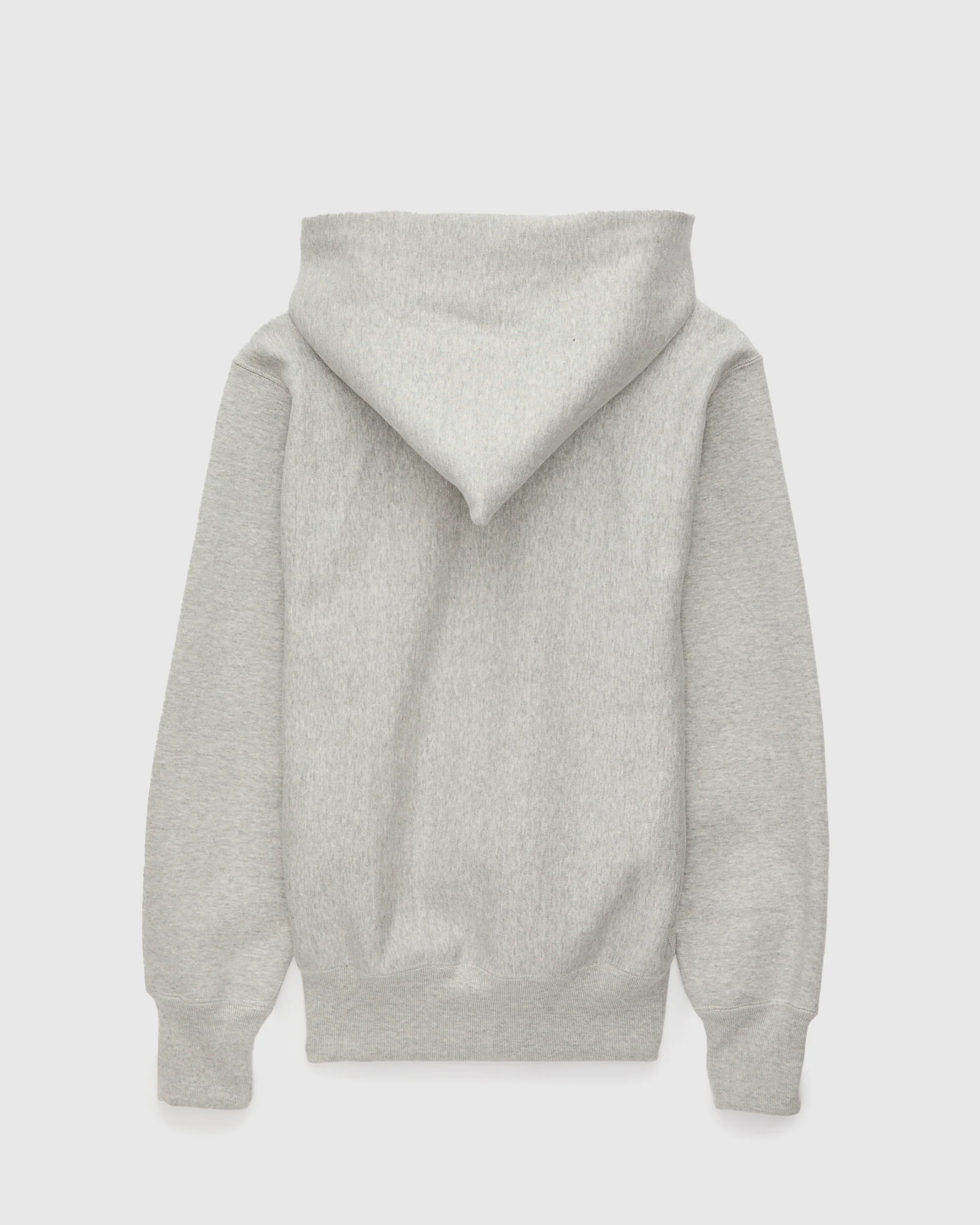 487 Reverse Weave Loopwheel Zip Hoodie in Heather Grey - Image 2
