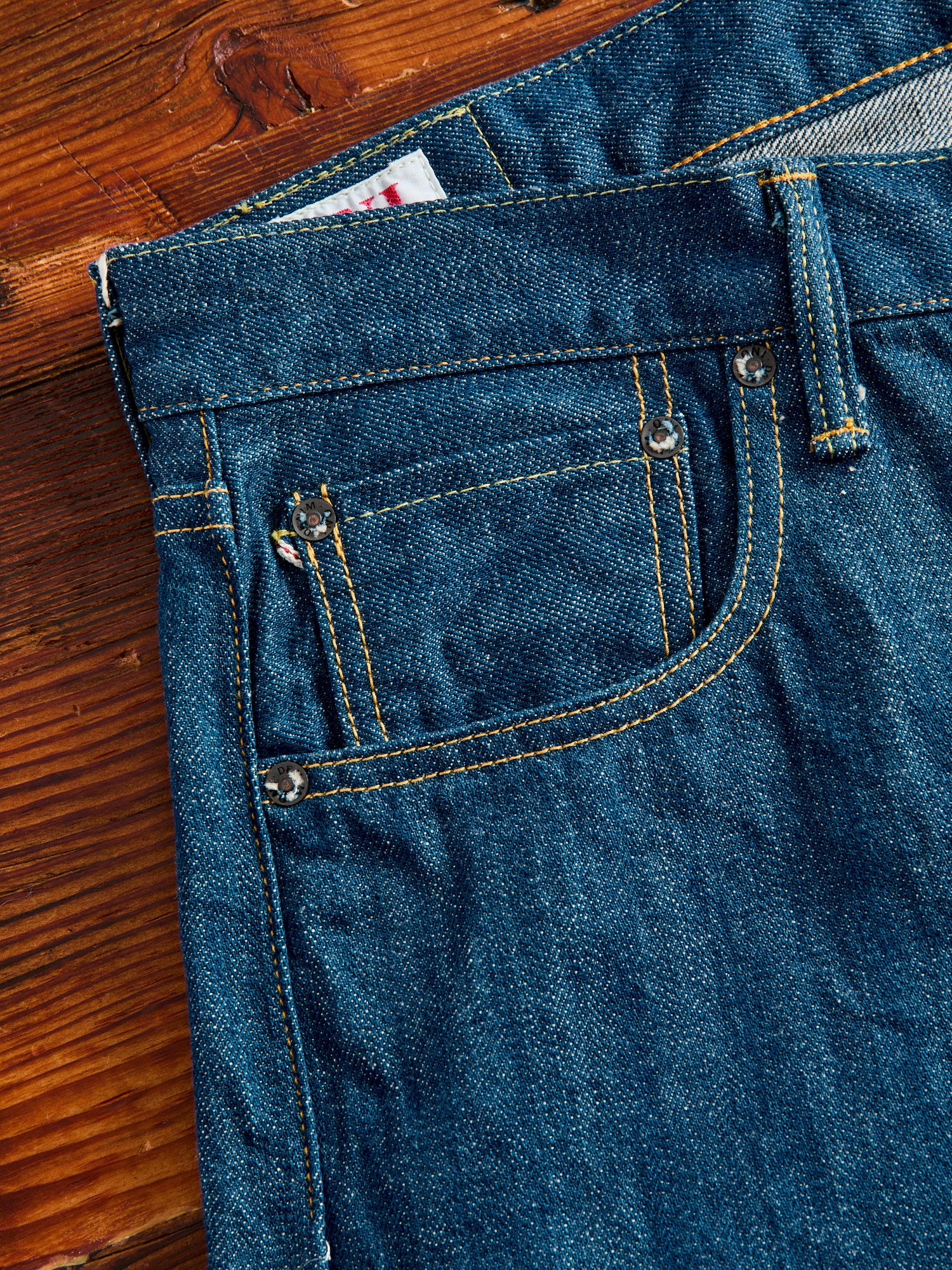570-OFBD "Old Fade Blue" 13.7oz Selvedge Denim - Classic Straight Fit - Image 9