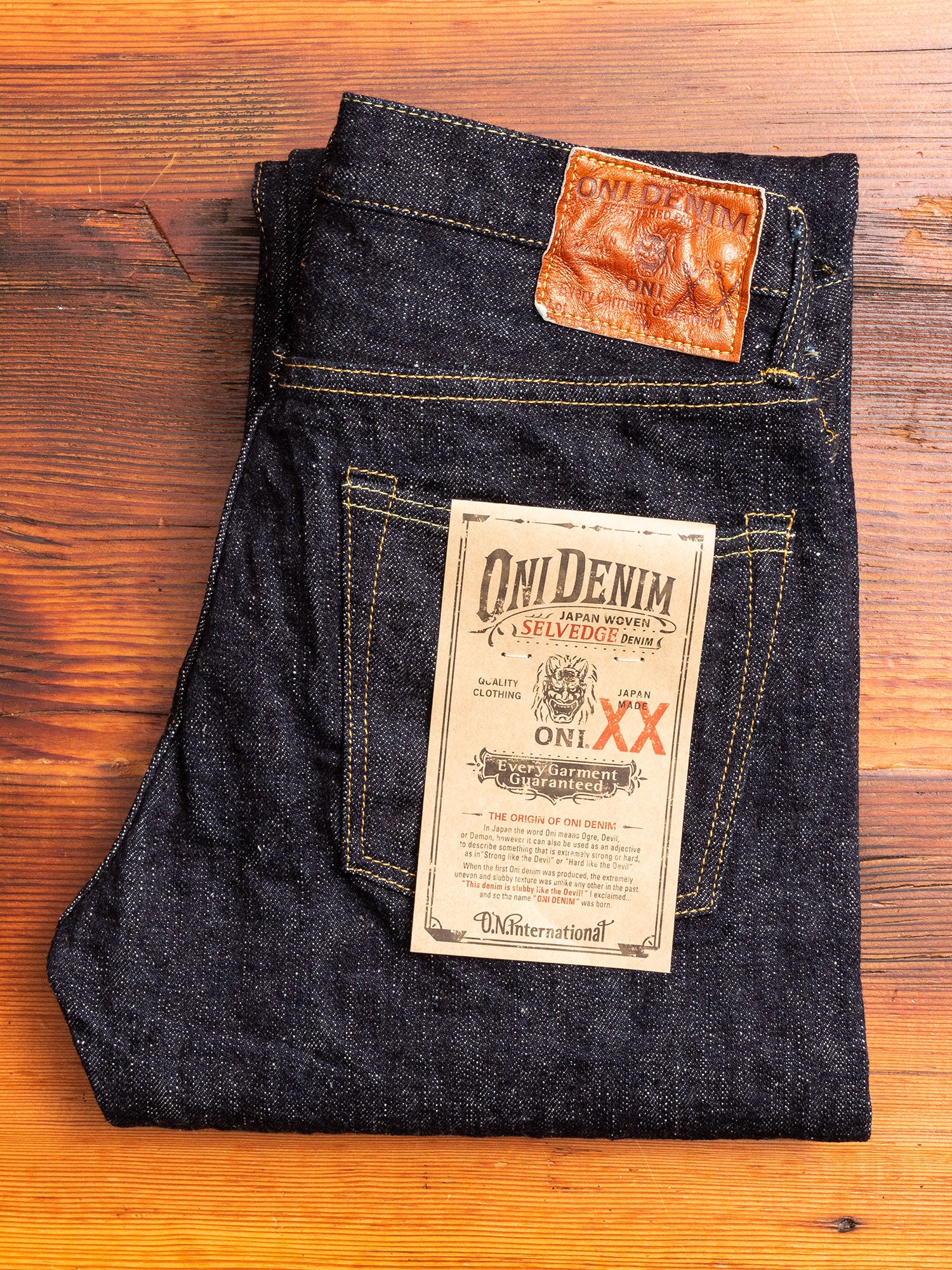 585XX "Low Tension" 16.5oz Selvedge Denim - Slim Straight Fit - Image 2