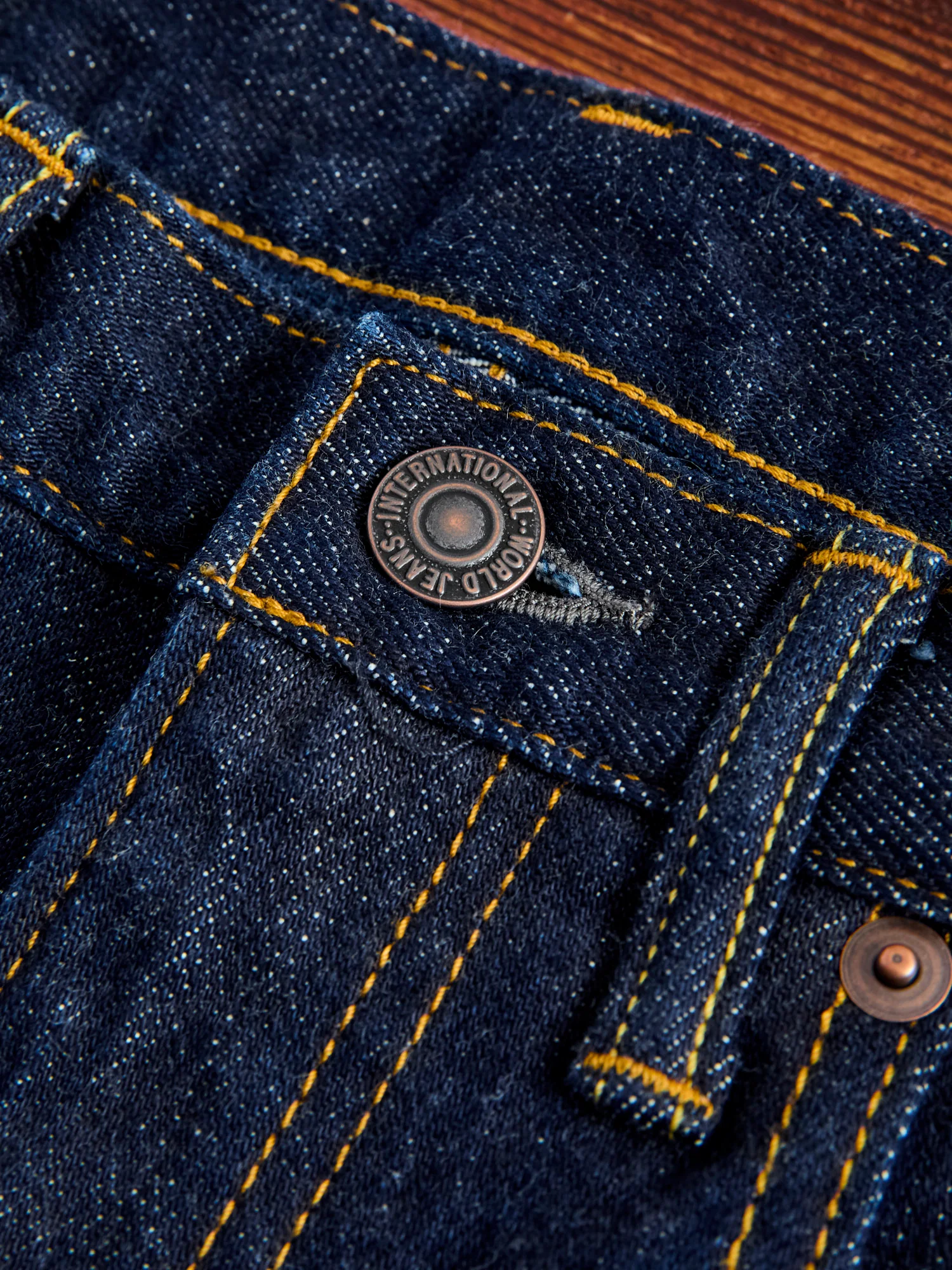11.8oz Indigo Stretch Selvedge Denim - Tapered Fit - Image 5