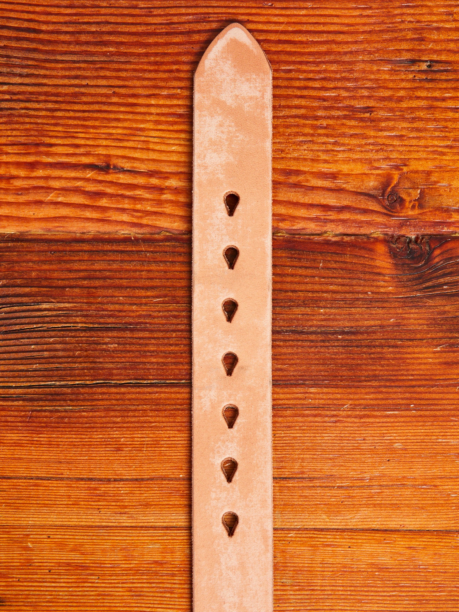 6211 Wild Leather Garrison Belt in Natural - Image 6