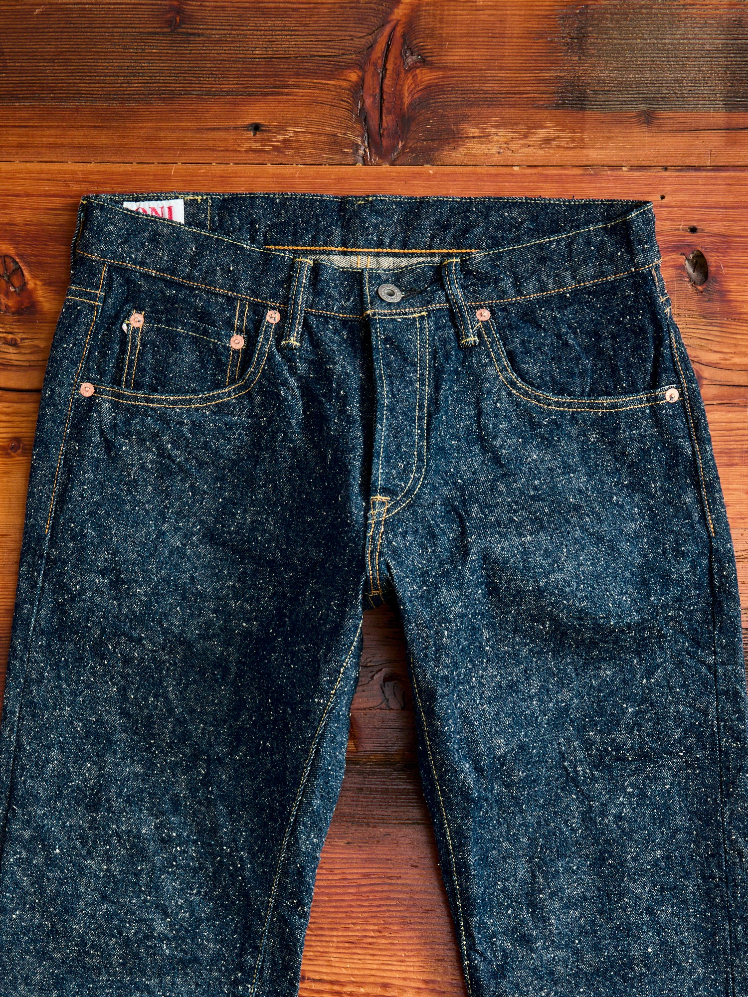 622-CCD "Crushed Concrete" 15oz Selvedge Denim - Relaxed Tapered Fit - Image 6