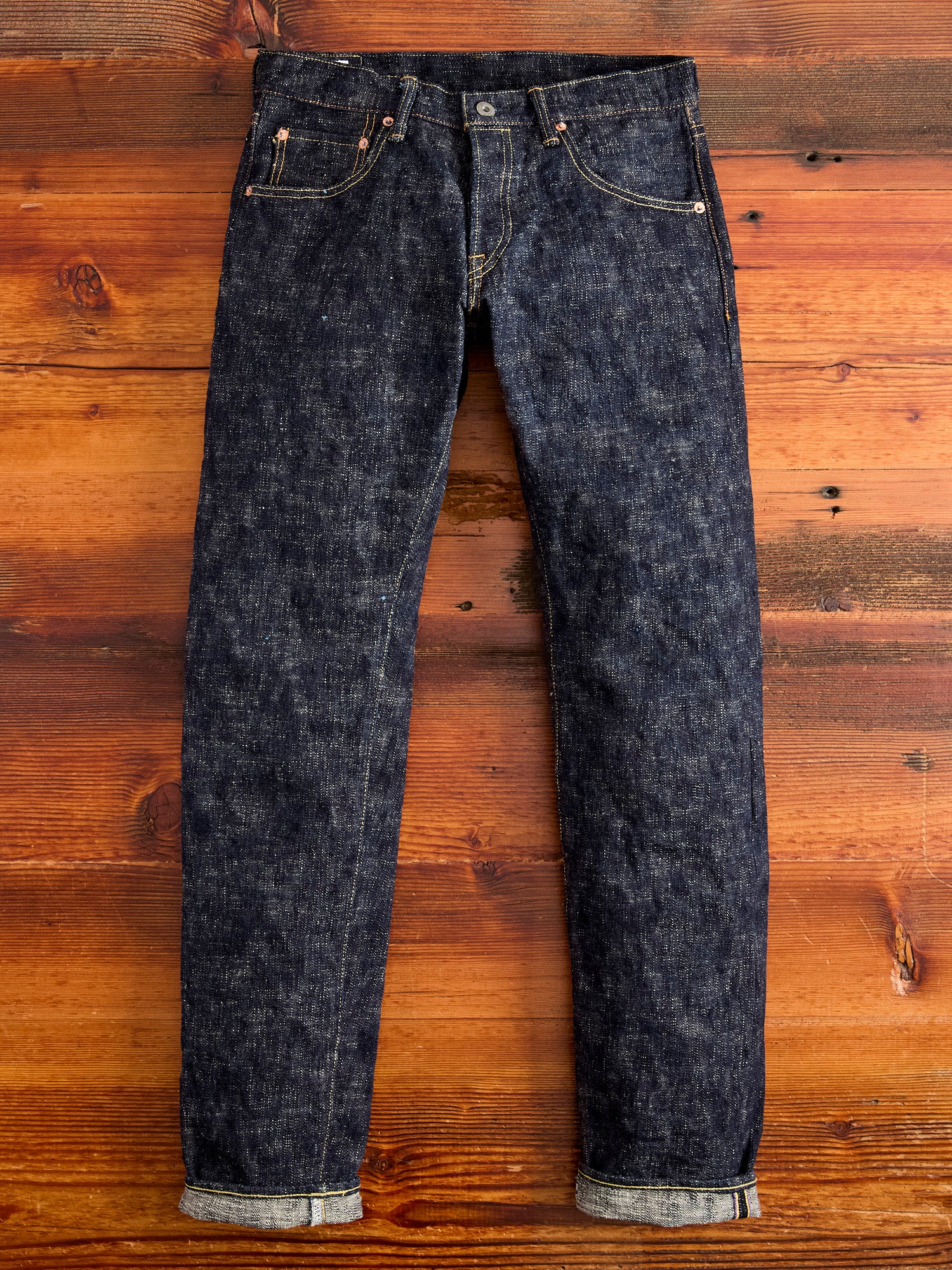 622 "Kasuri" 17oz Slub Selvedge Denim - Relaxed Tapered Fit - Image 3