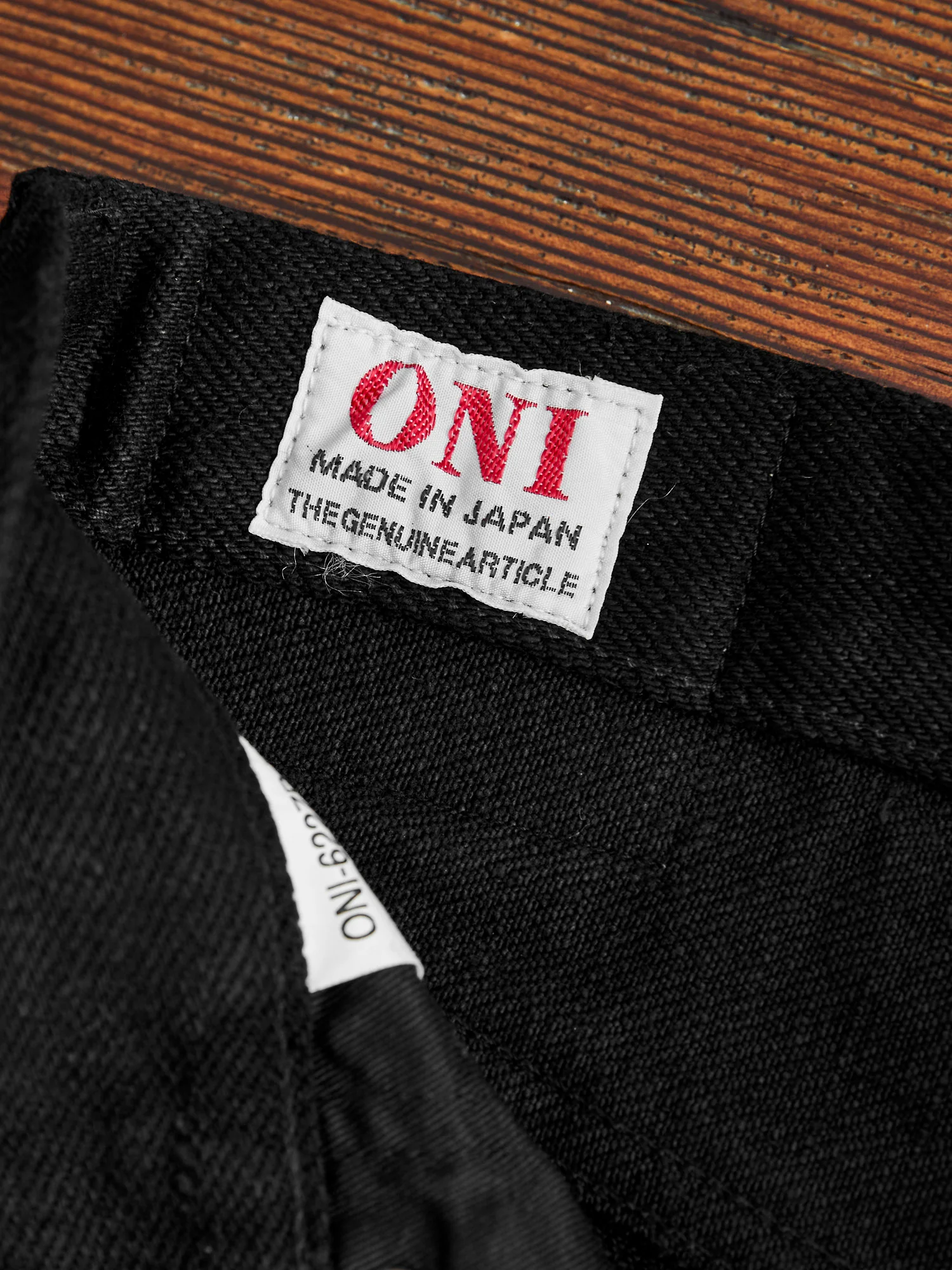622ZR-BK "Secret Black" 20oz Selvedge Denim - Relaxed Tapered Fit - Image 11