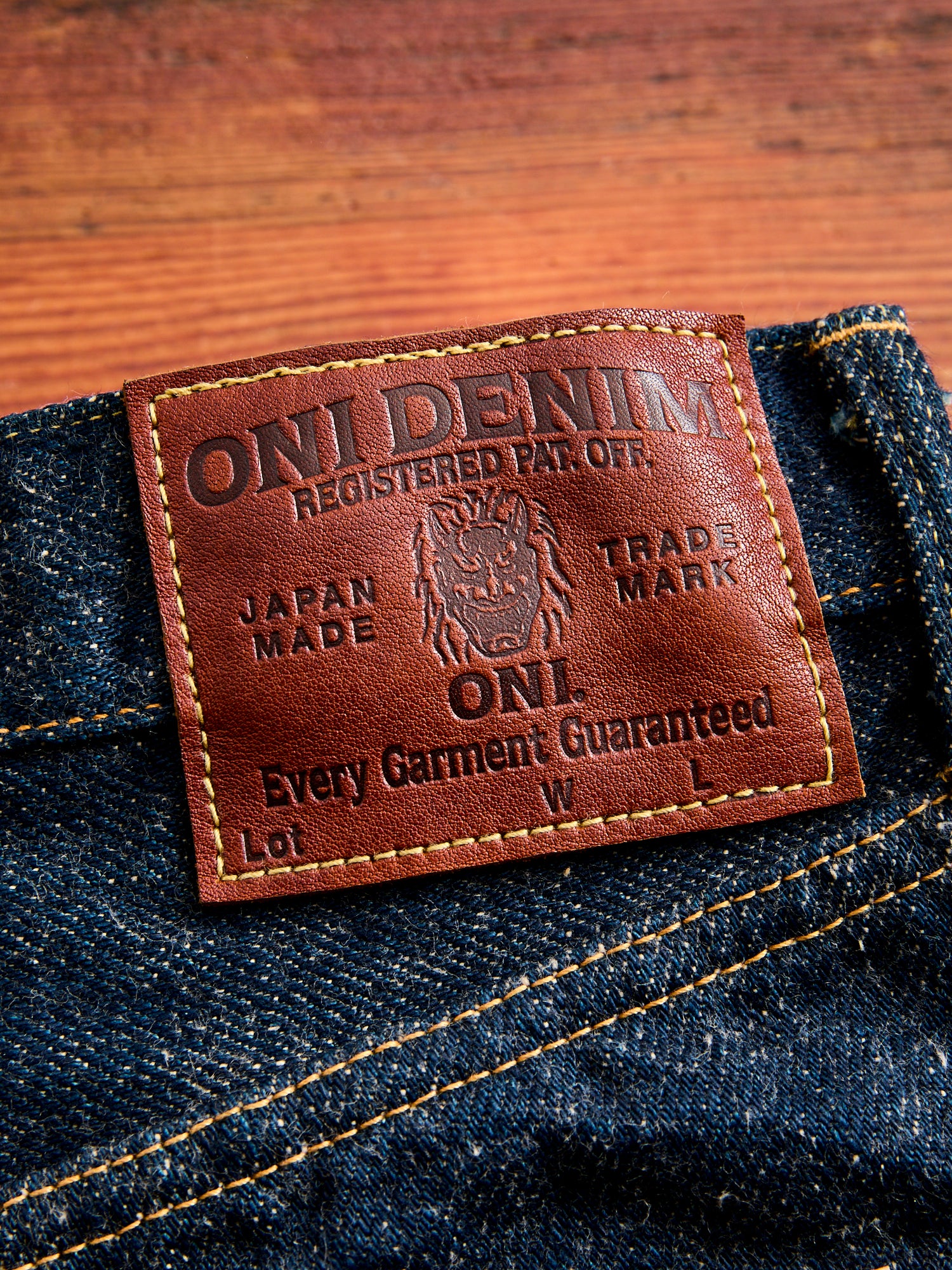 622ZR-ECRU "Secret Denim" 20oz Selvedge Denim - Relaxed Tapered Fit - Image 3