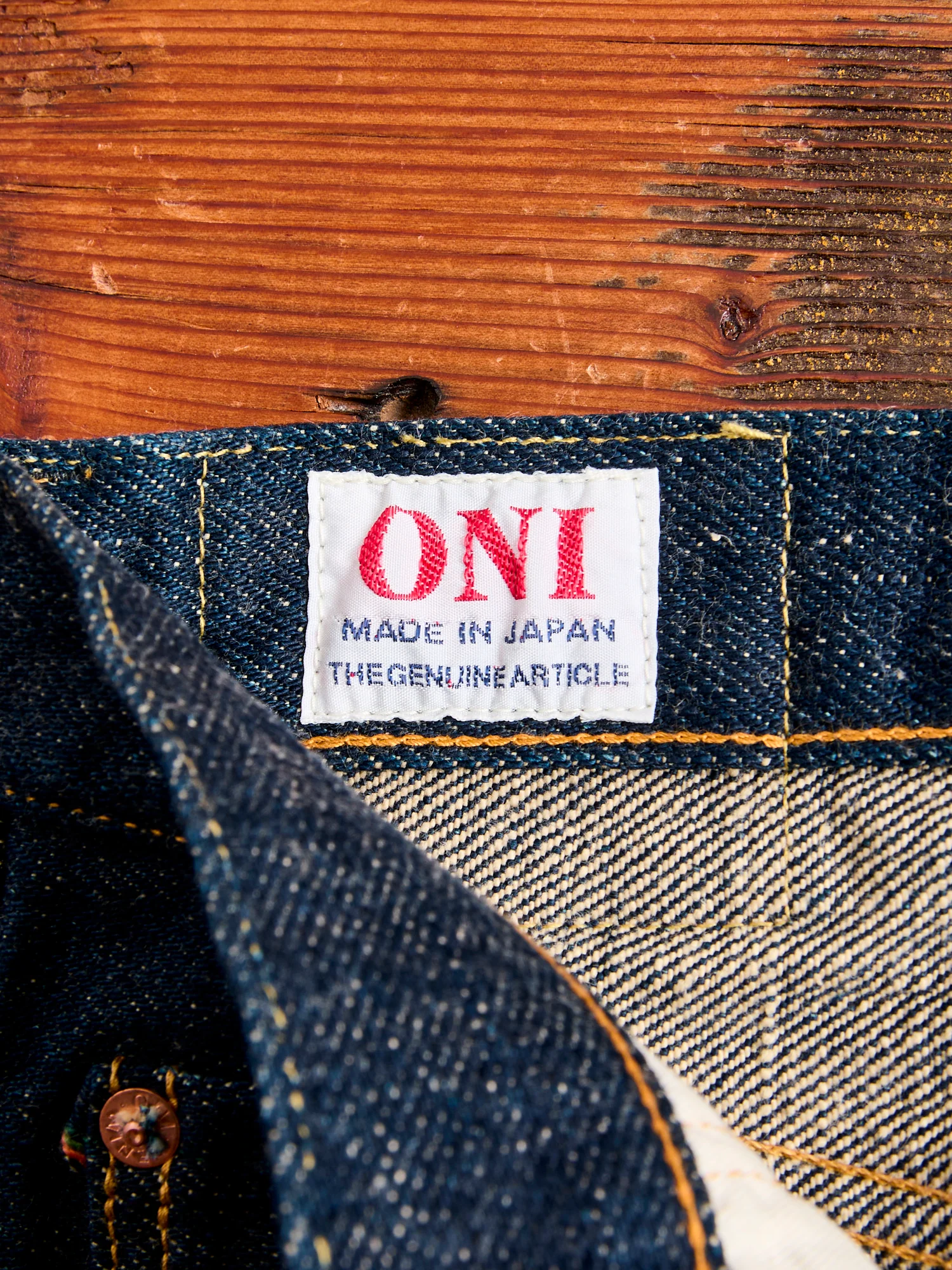 622ZR-ECRU "Secret Denim" 20oz Selvedge Denim - Relaxed Tapered Fit - Image 9