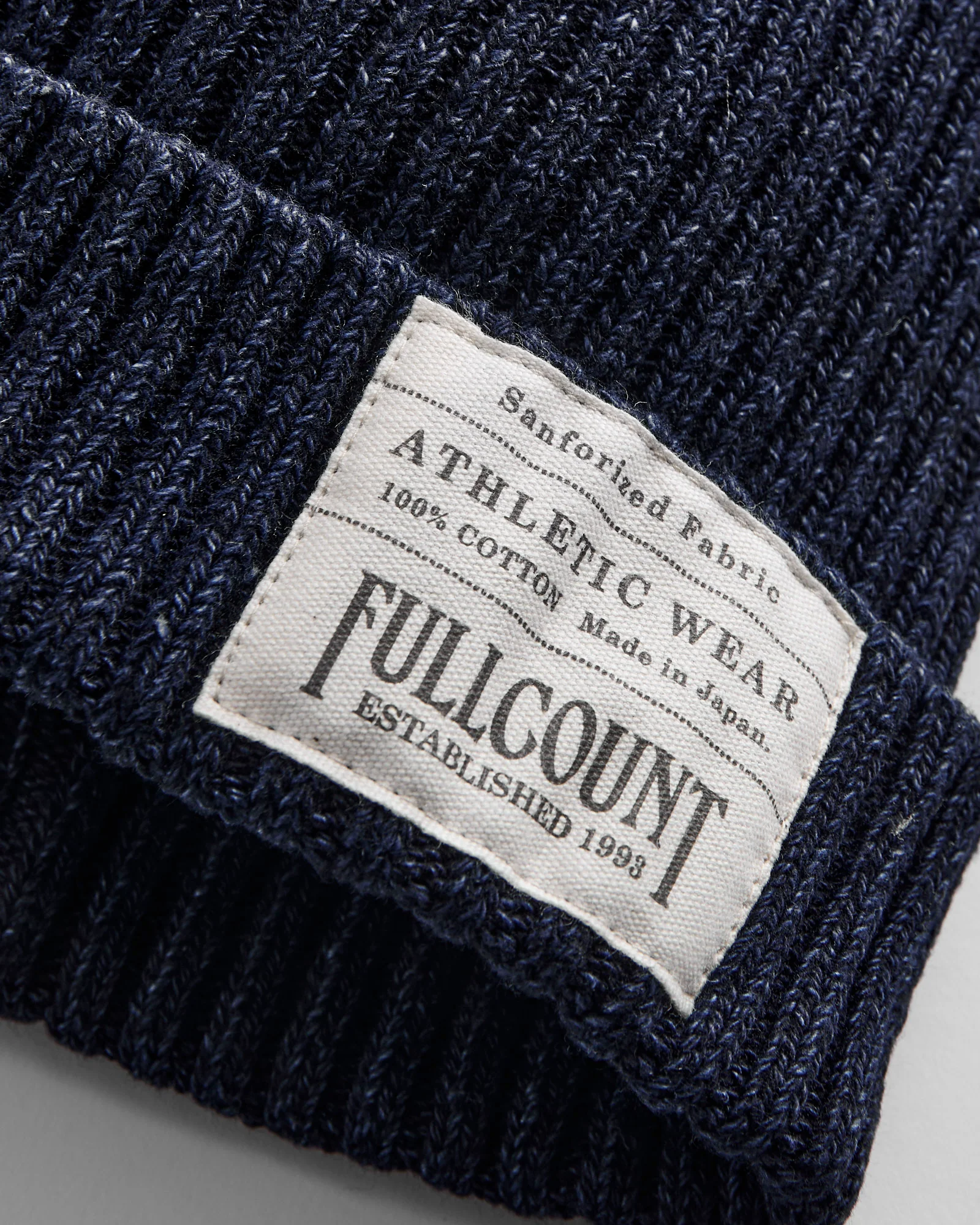 6817 Rib Watch Cap in Indigo - Image 2