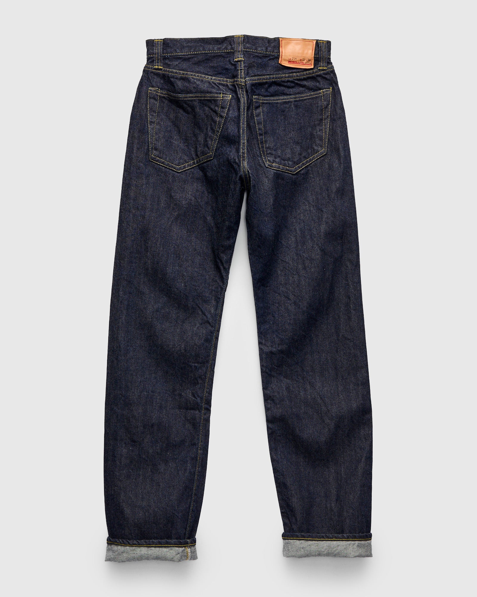 714 "WWII Model" 13.5oz Rinsed Selvedge Denim - High Straight Fit - Image 3