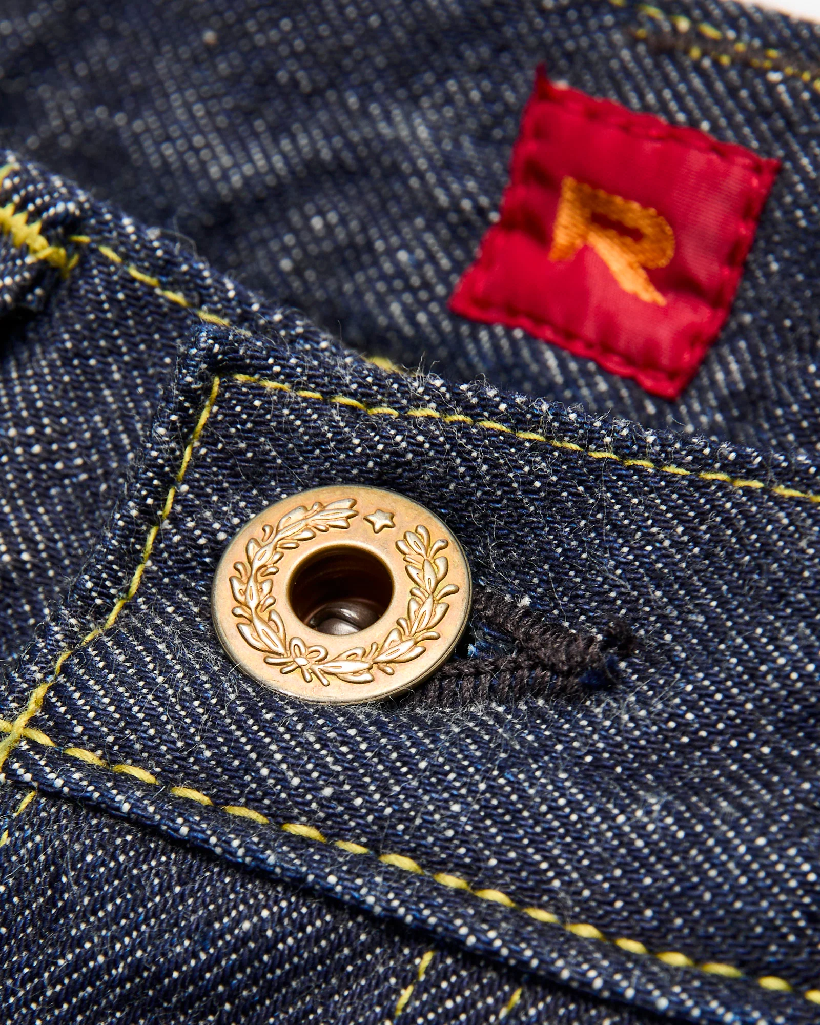 714 "WWII Model" 13.5oz Rinsed Selvedge Denim - High Straight Fit - Image 6