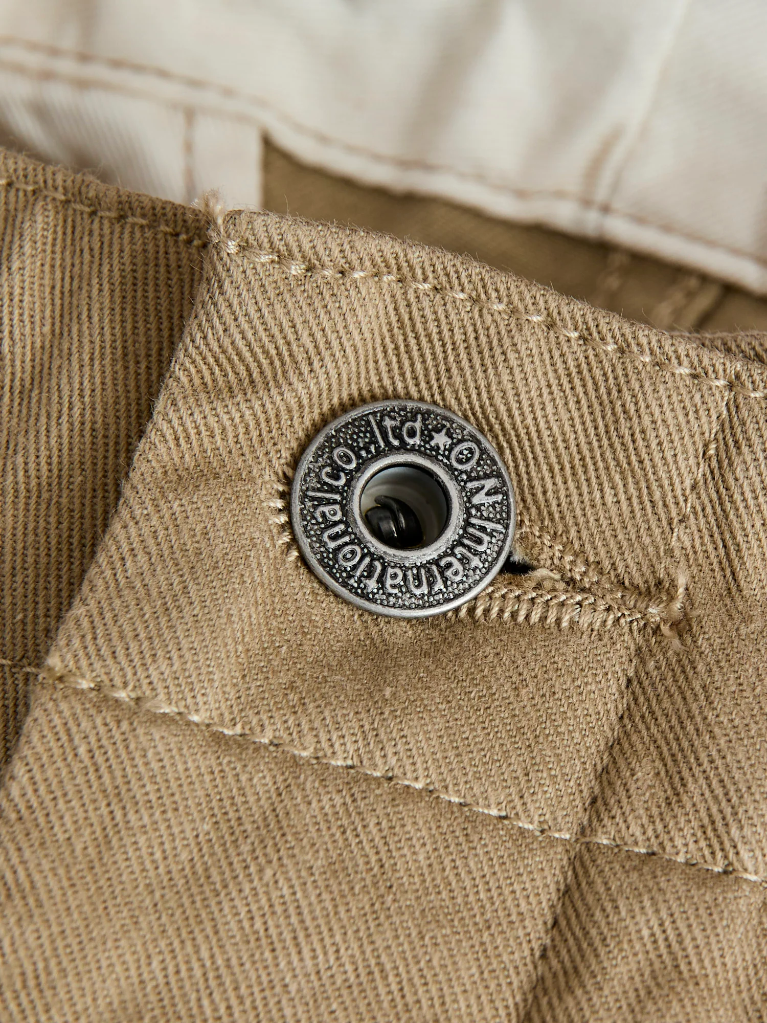 9.5oz Selvedge Chino in Khaki Beige - Image 6