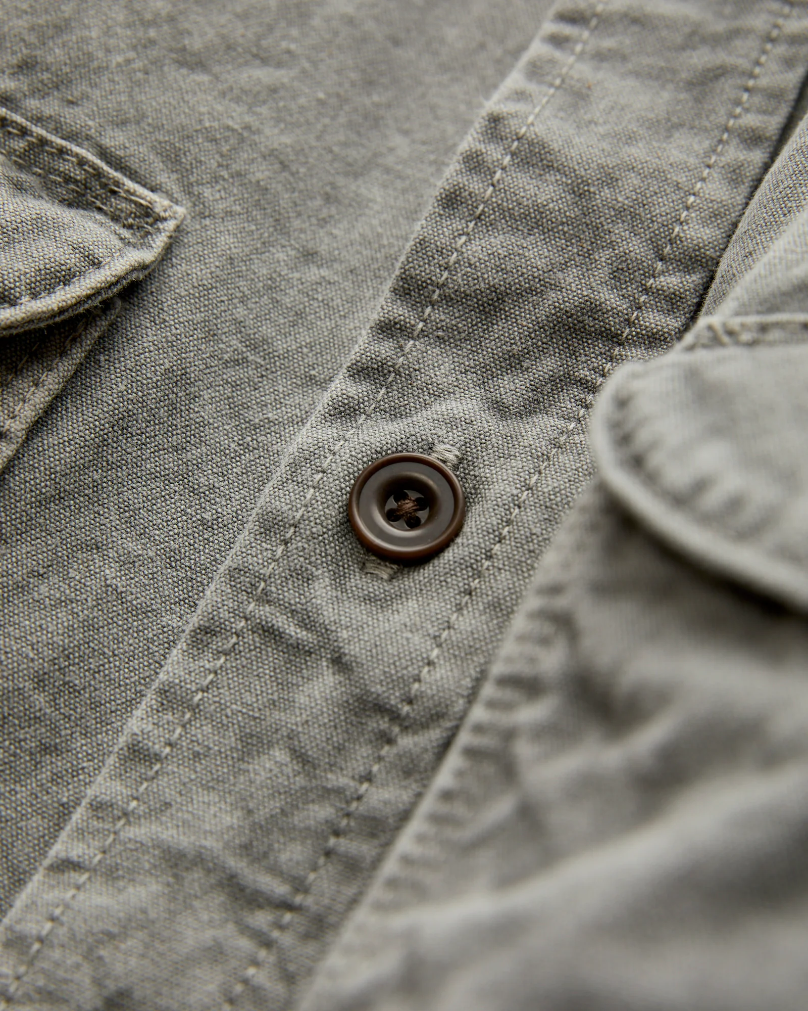 8oz Canvas Flap Workshirt in Sumi Ink - Image 6