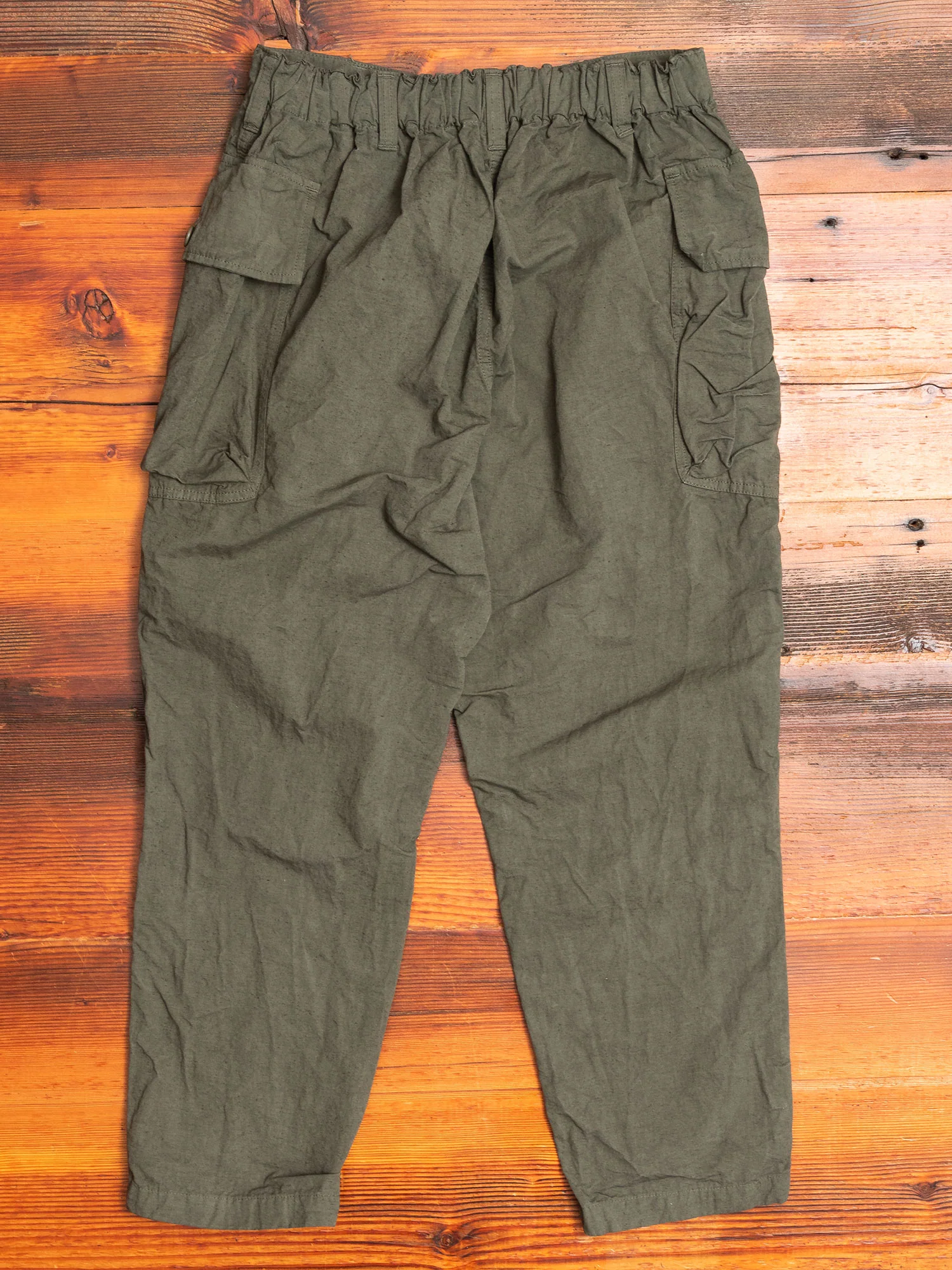 9/10 Hemp Military Pants in Khaki - Image 10