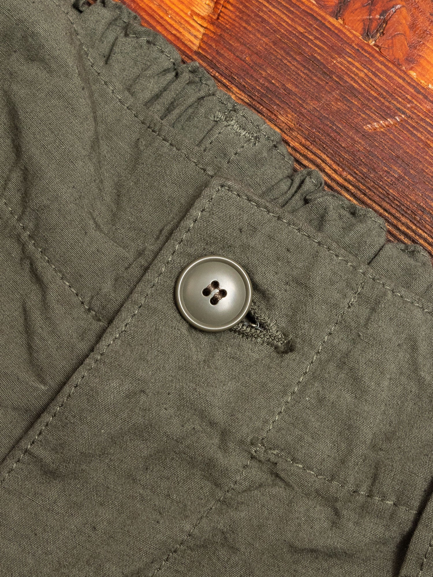 9/10 Hemp Military Pants in Khaki - Image 3