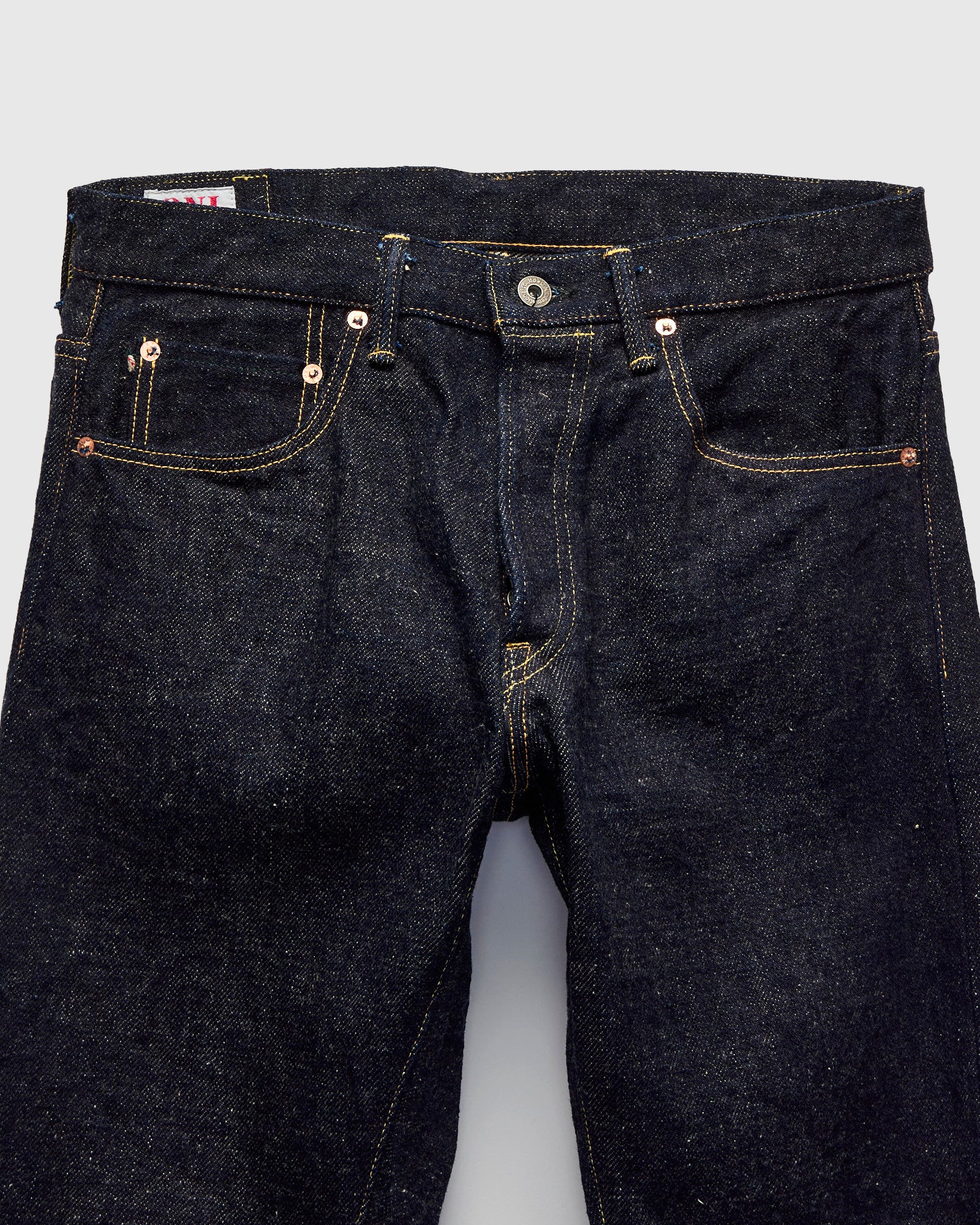 902-DIZR "Dark Indigo Secret Denim" 20oz Selvedge Denim - High Tapered Fit - Image 5