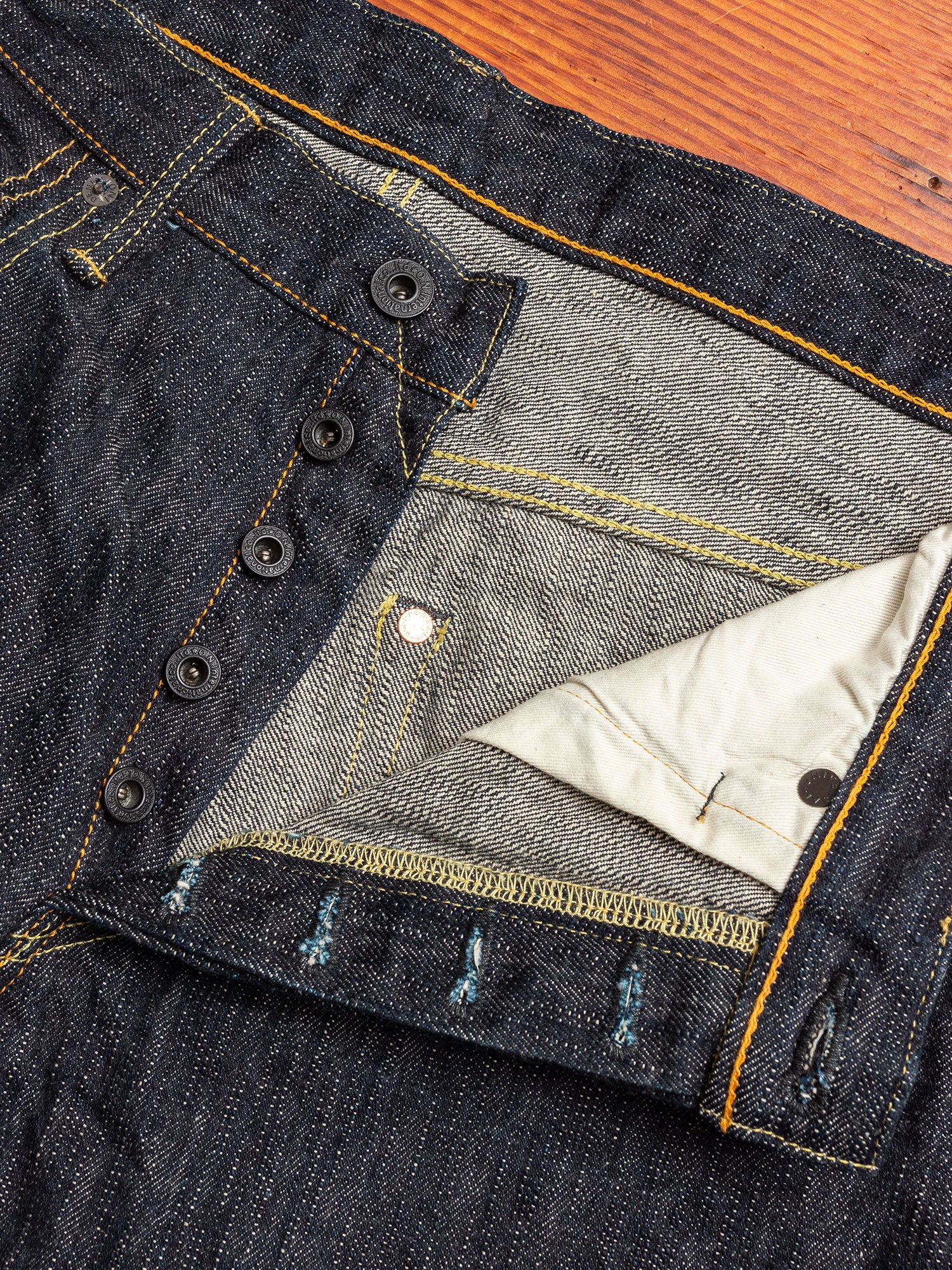 902GC-KHN "Kihannen" 16oz Selvedge Denim - High Tapered Fit - Image 6